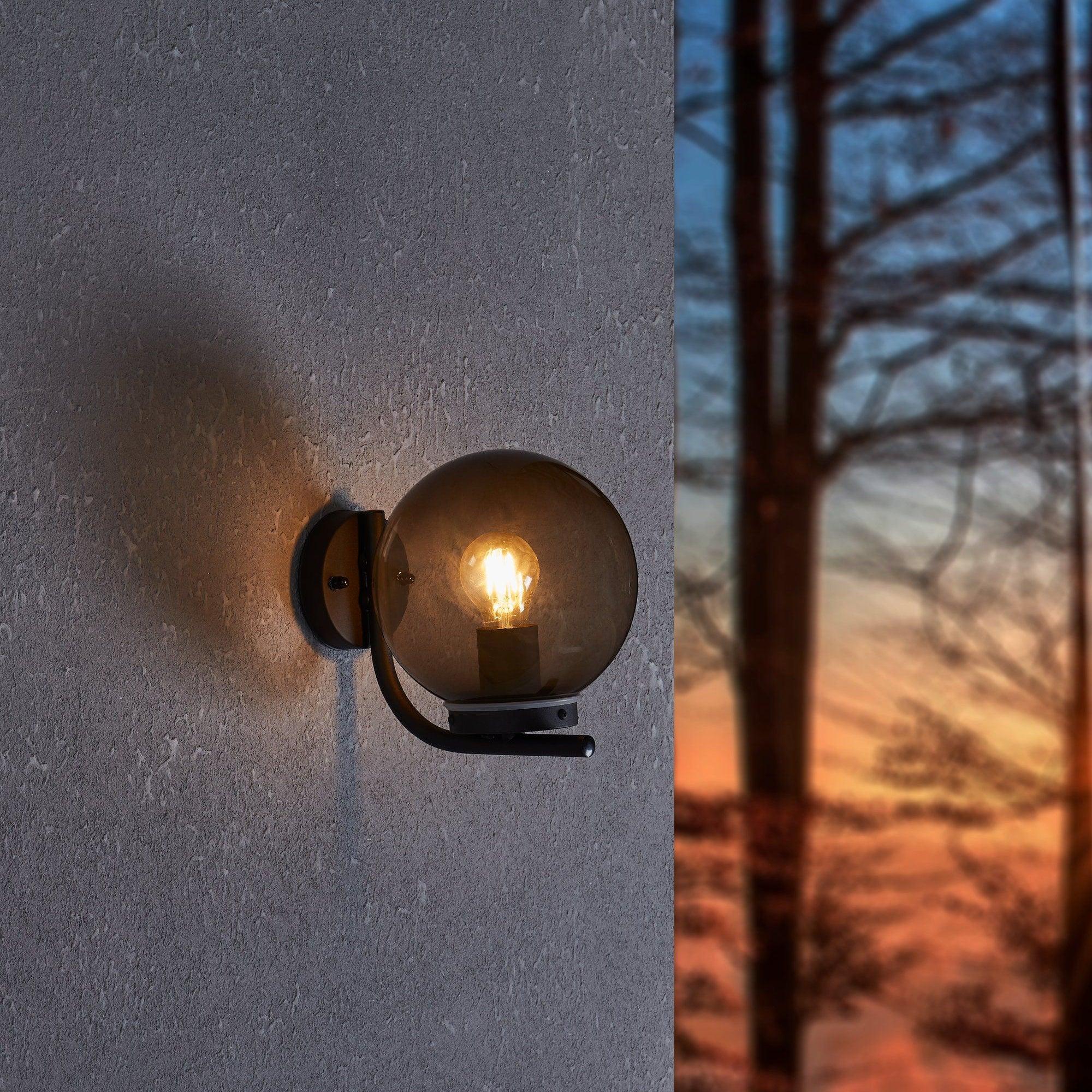 Eglo Taverna Black IP44 Outdoor Wall Light