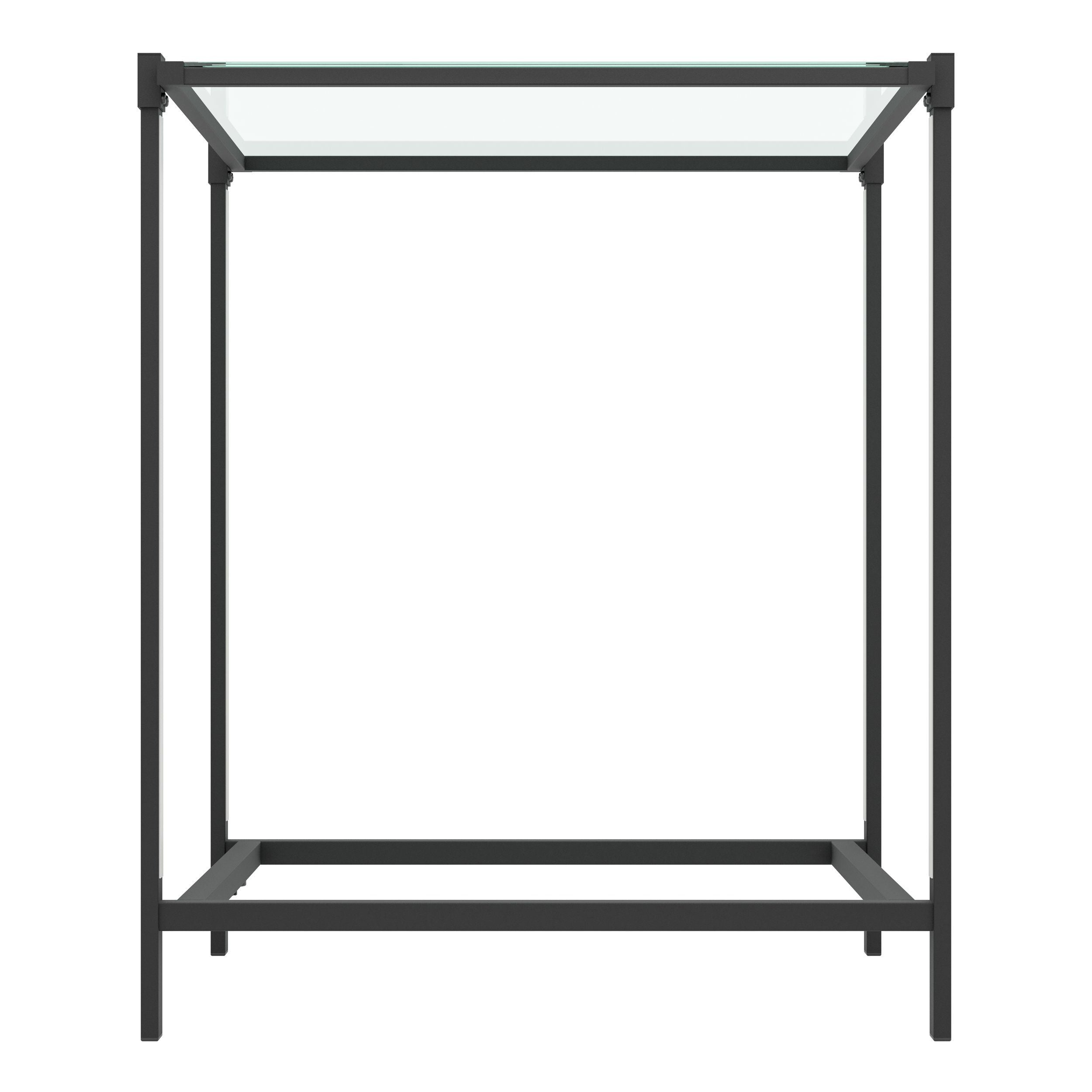 Eglo Naranjo Black & Glass LED Side Table Lamp