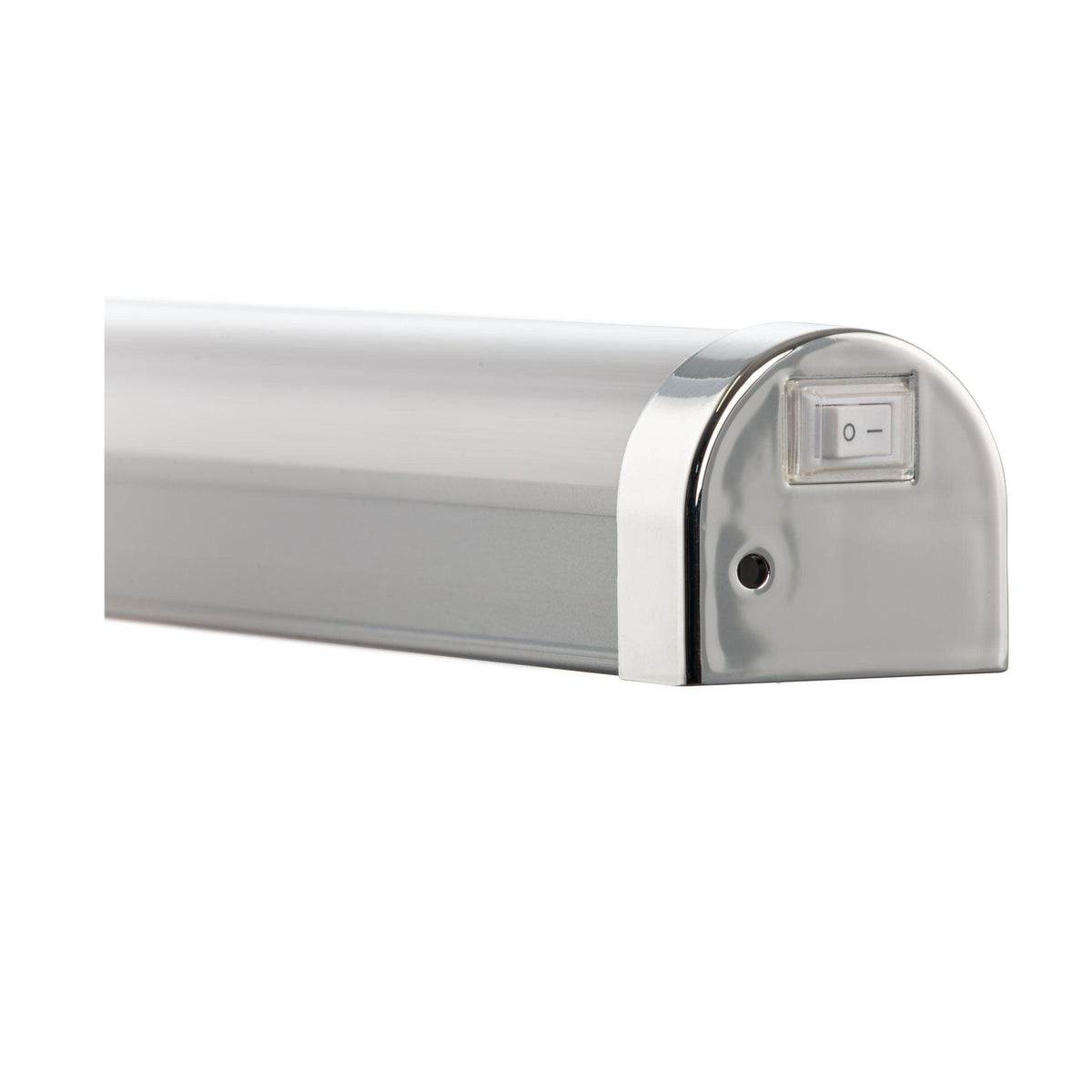 Tragacete Small Chrome Bathroom Mirror Light-OB-180926