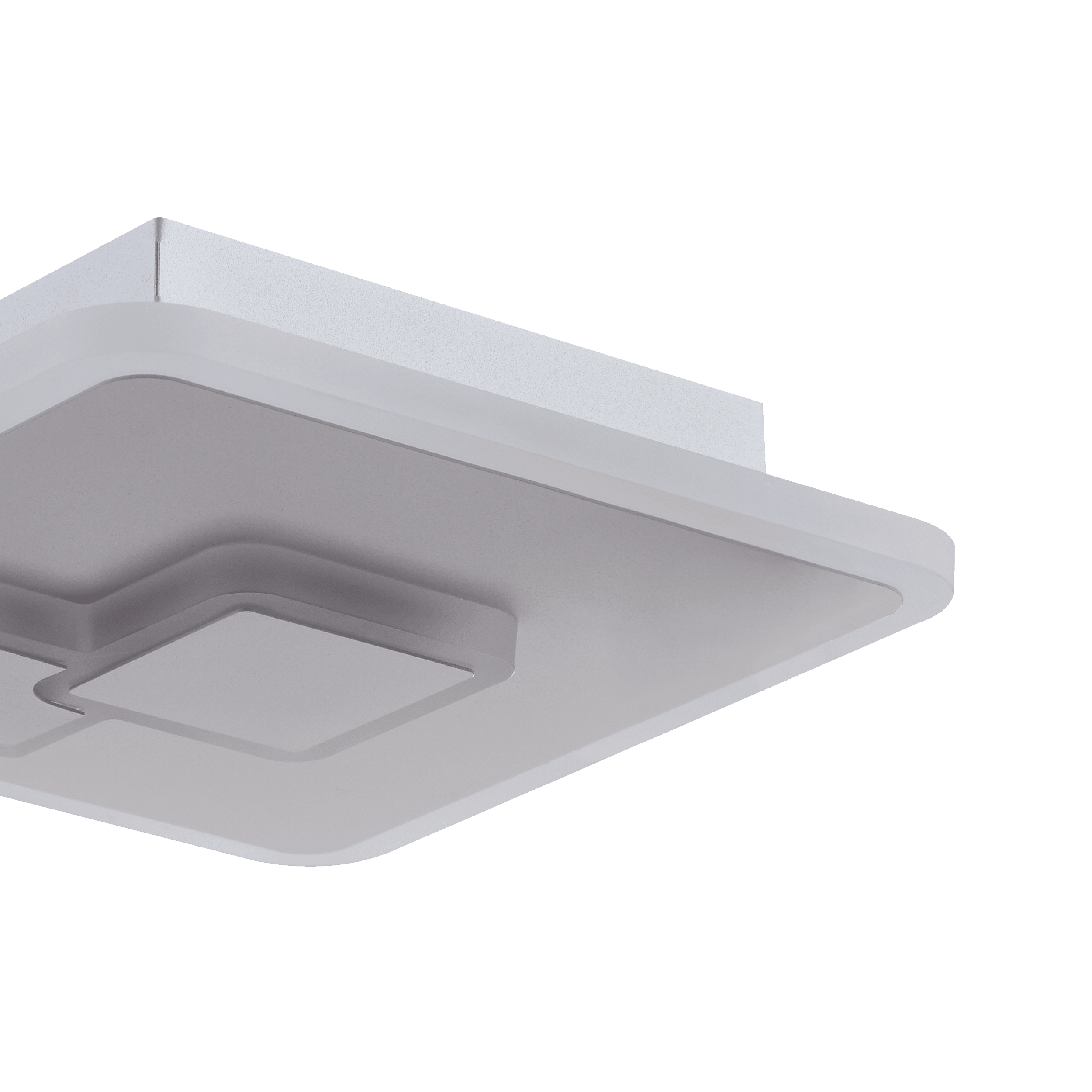 eglo cadegal white square led flush ceiling light hallway lighting