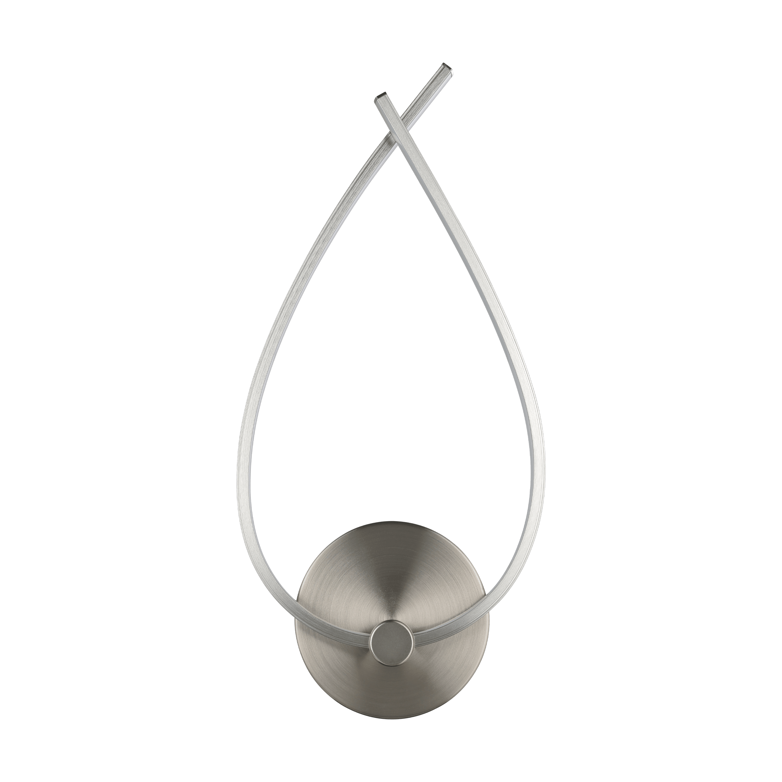 eglo palozza 1 nickel curved integrated led wall light kitchen lighting