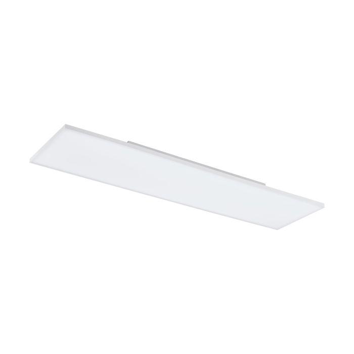 eglo turcona b rectangular led white ceiling flush light