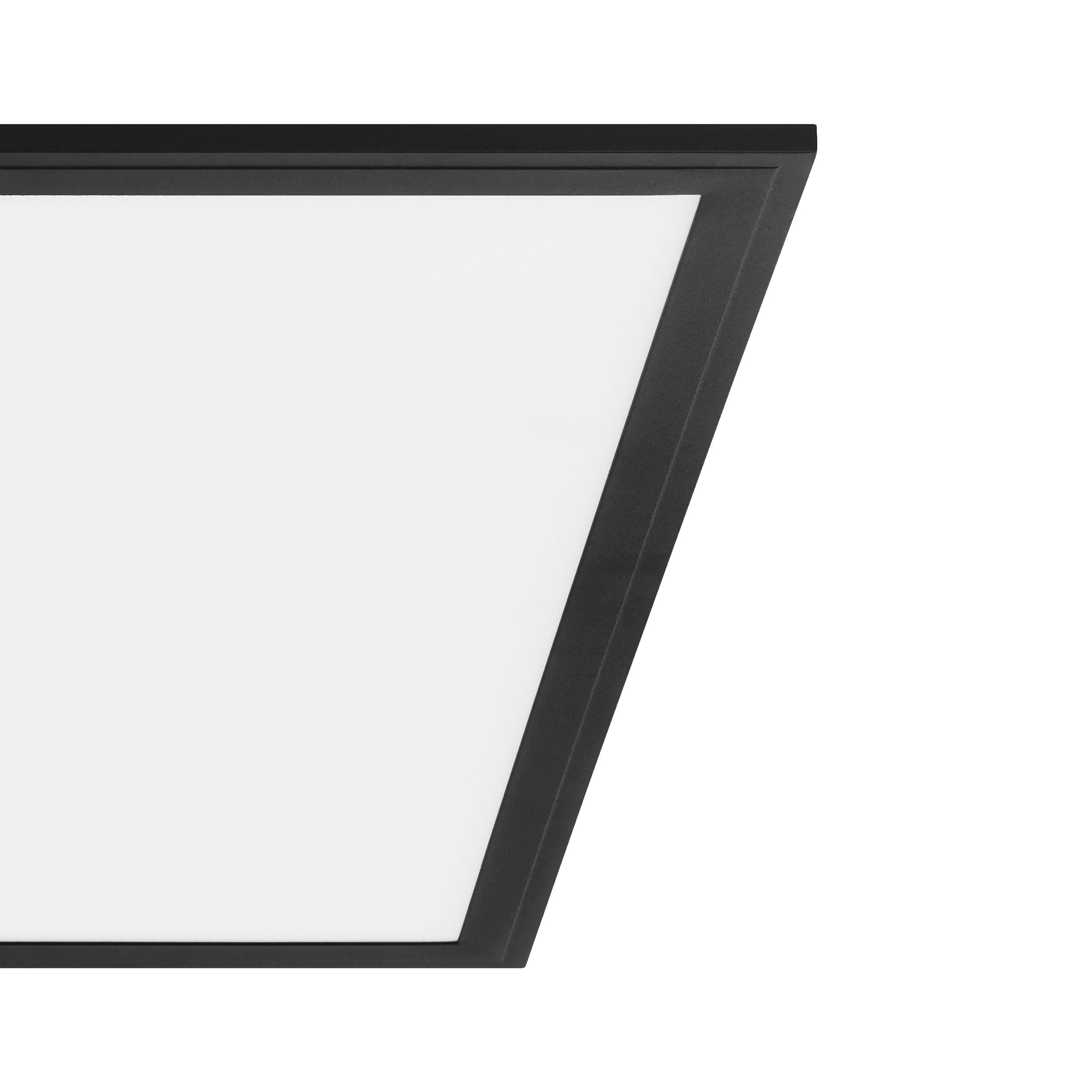 eglo connect salobrena z smart black square panel led flush 60cm Kitchen Lighting Close Up