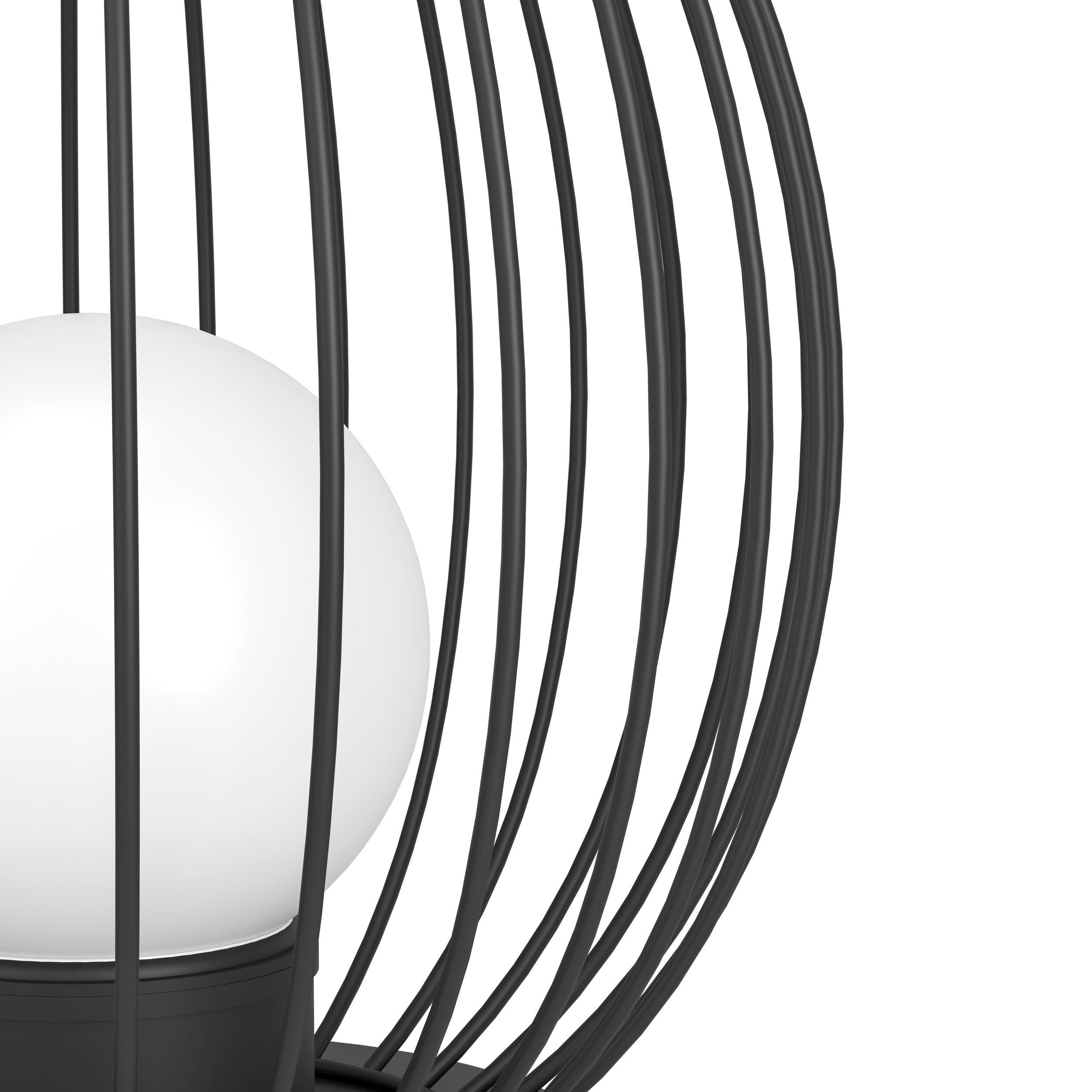 Eglo Fossombrone Black Vase Shape IP65 Outdoor Floor Light