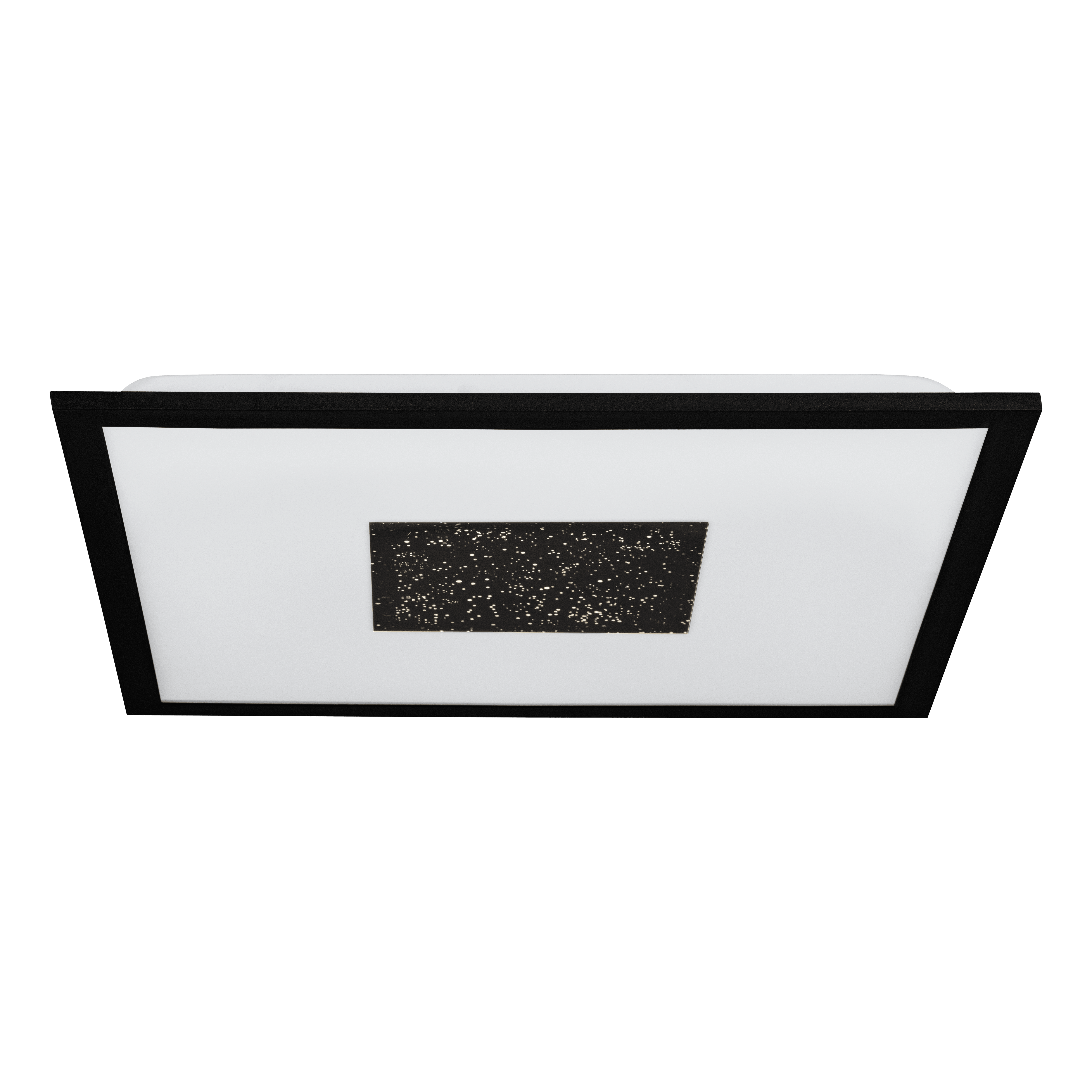 eglo marmorata led square black white ceiling flush living room image