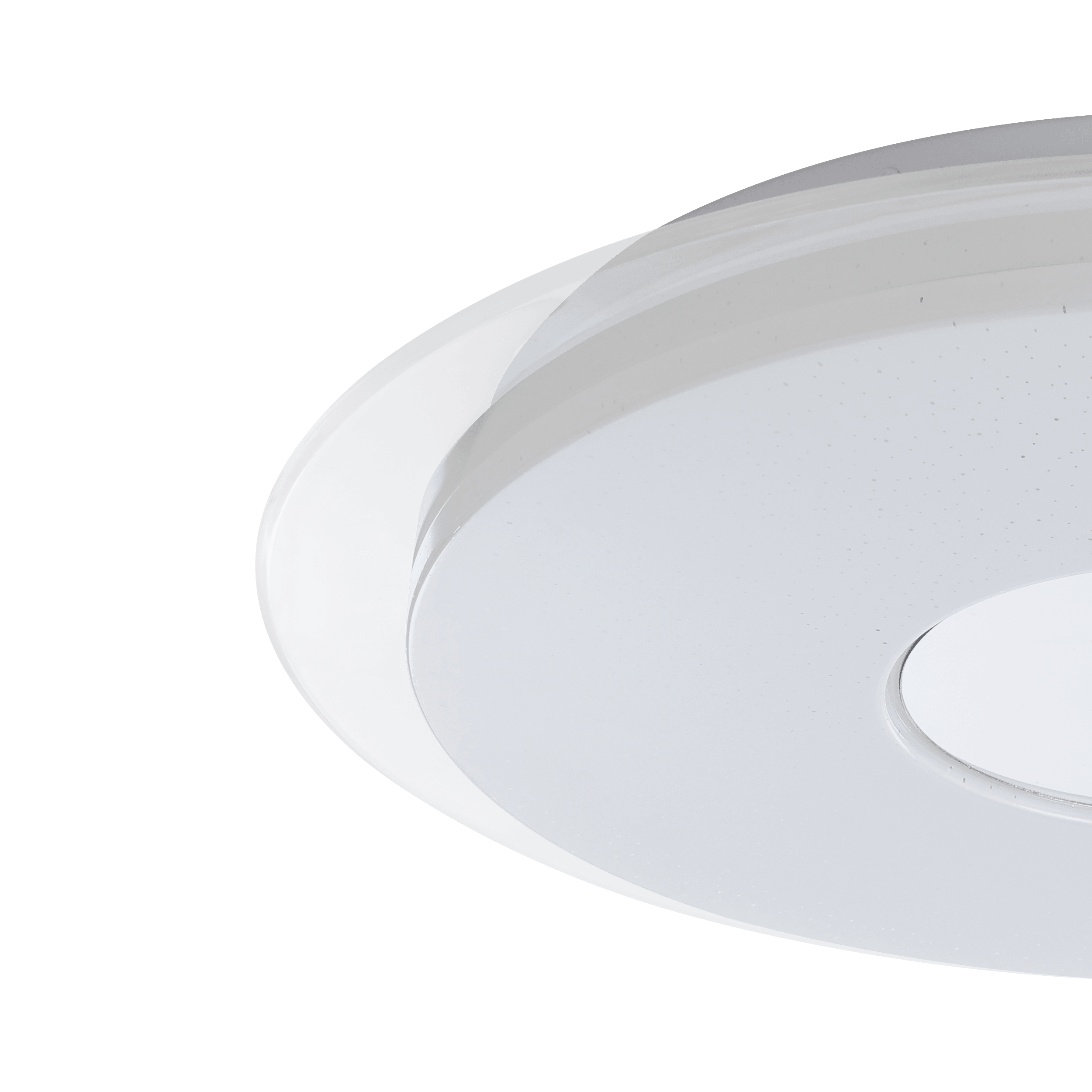 eglo connect lanciano z smart round chrome led ceiling flush 45cm Kitchen Lighting Close Up