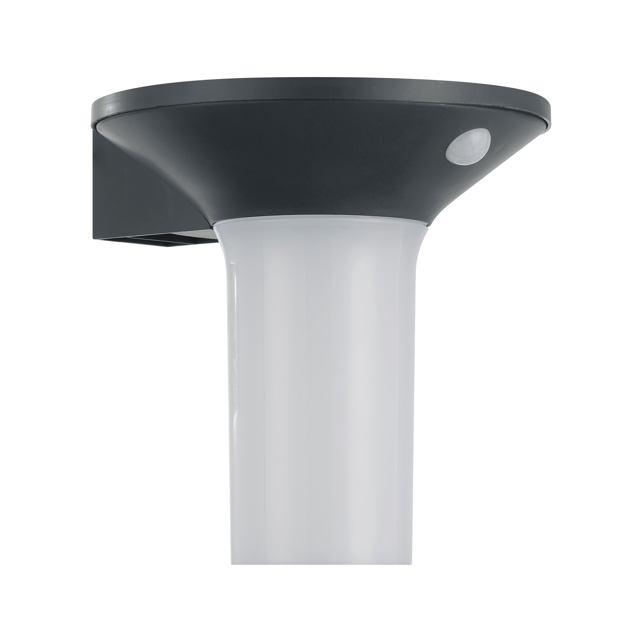 eglo corbezzola grey solar powered wall light ip44 hallway lighting