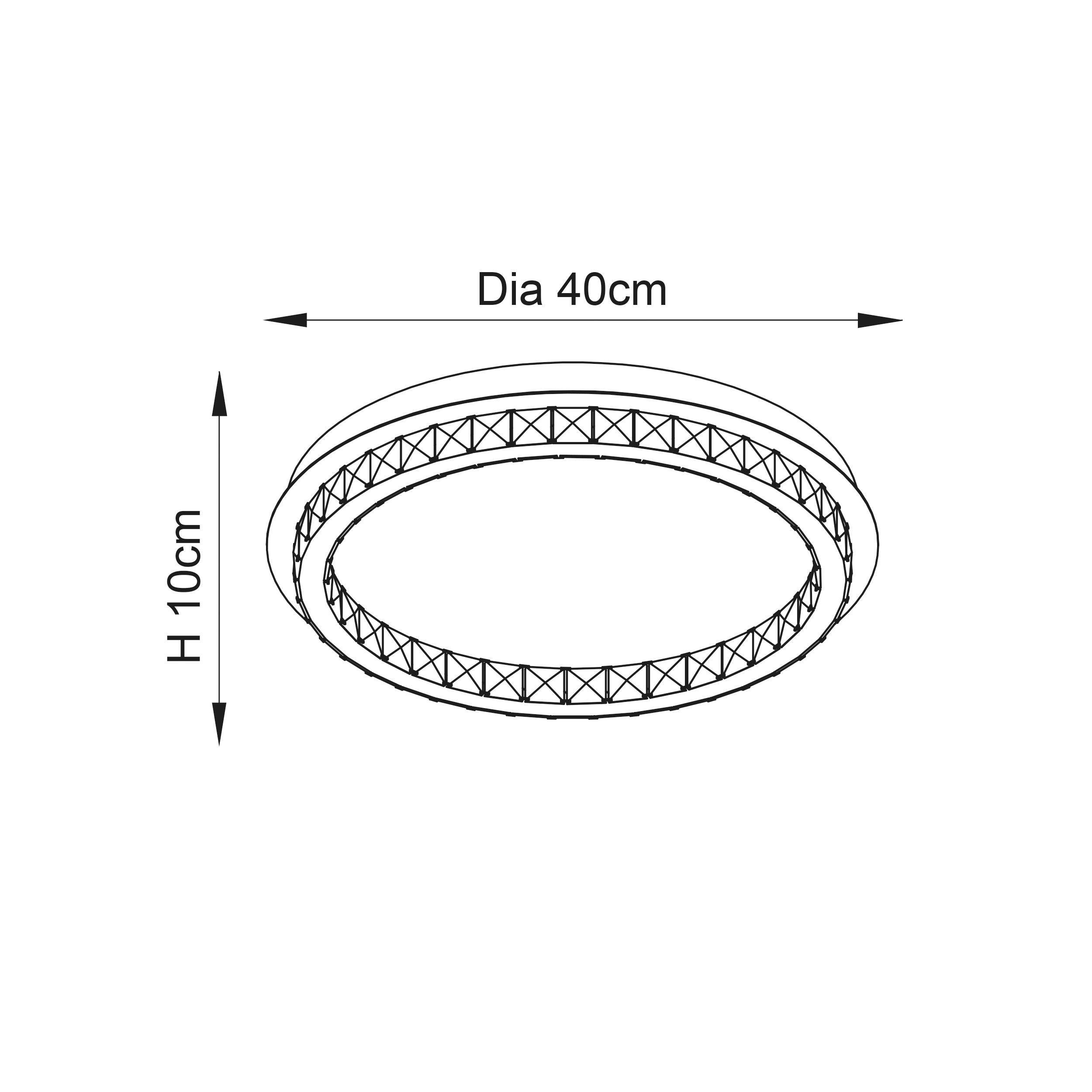 Swayze Chrome Plate & Clear Faceted Acrylic 1 Light Flush 61340 Living Room Image 10