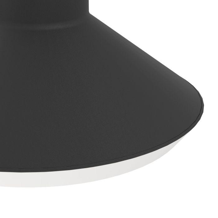 eglo ninnarella ip44 black outdoor pedestal light kitchen lighting