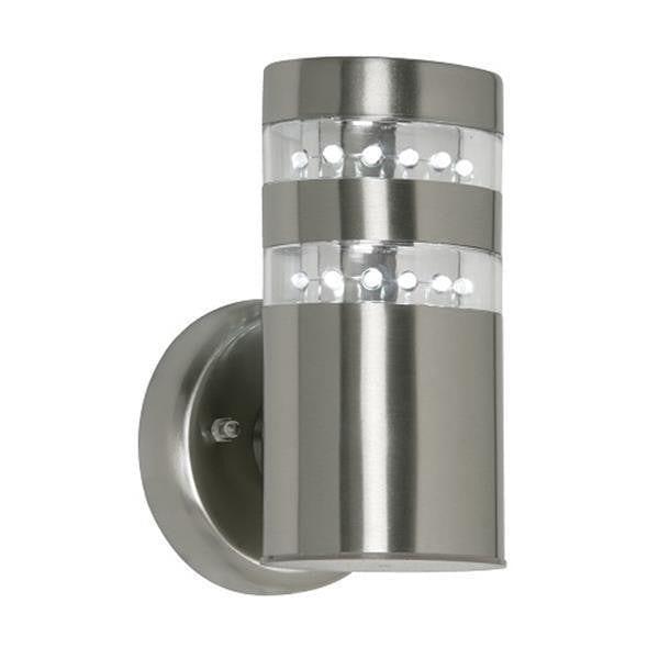 Oaks Kelso Stainless Steel Outdoor LED Wall Light-warehouse-clearance-220526