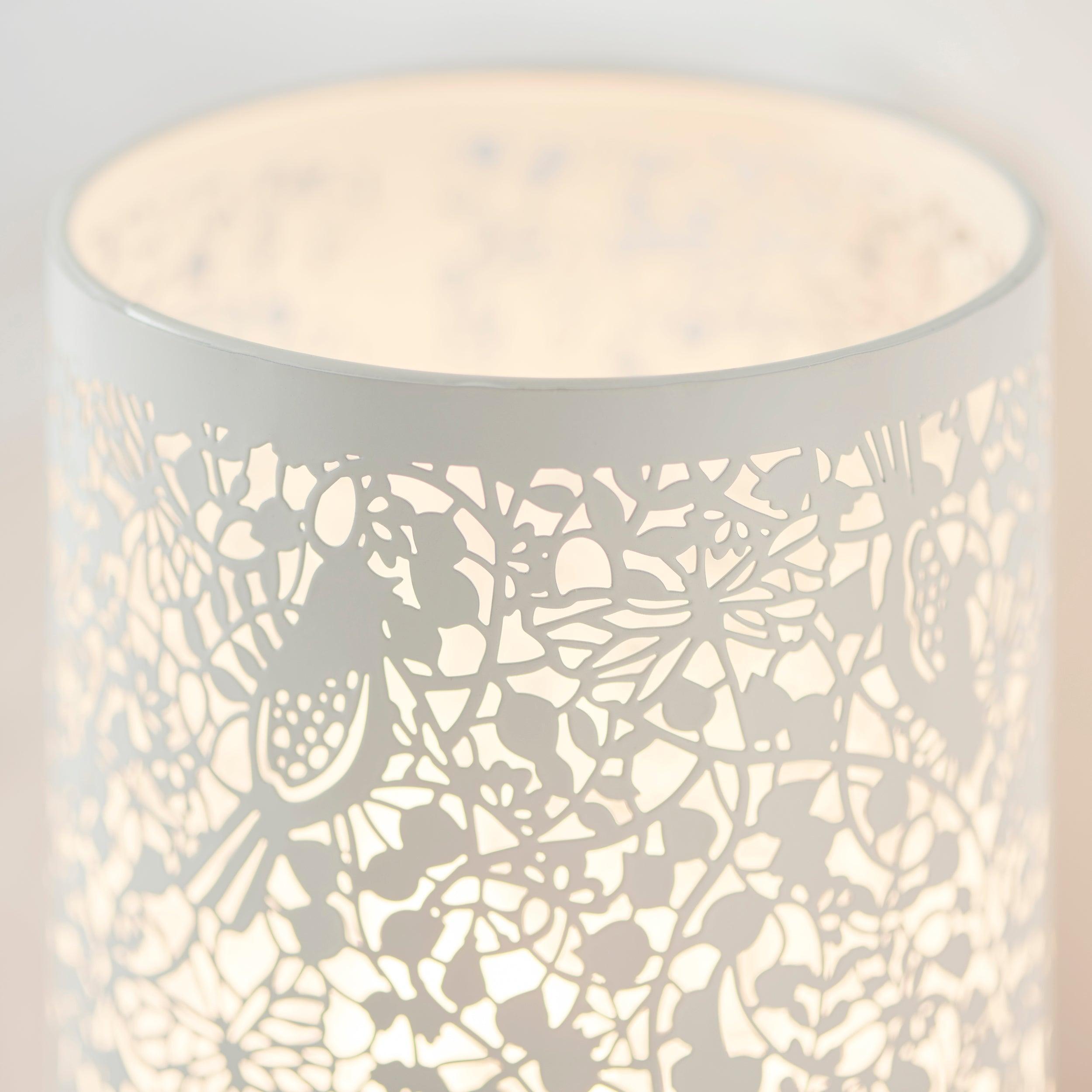 Endon Secret Garden Matt Ivory Wall Light-OPEN-BOX