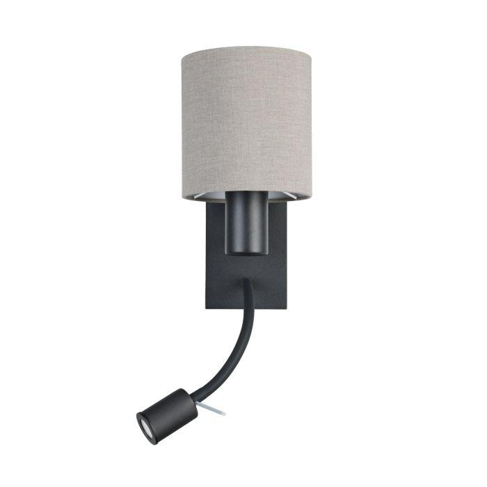 eglo pasteri black wall light with reading light Kitchen Lighting Close Up