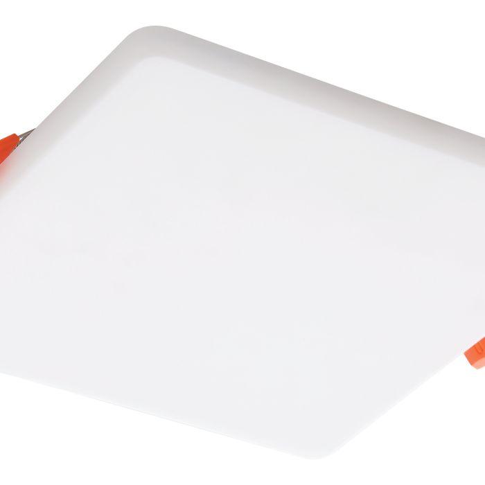 eglo rapita square white led recessed light 21 5cm Kitchen Lighting Close Up