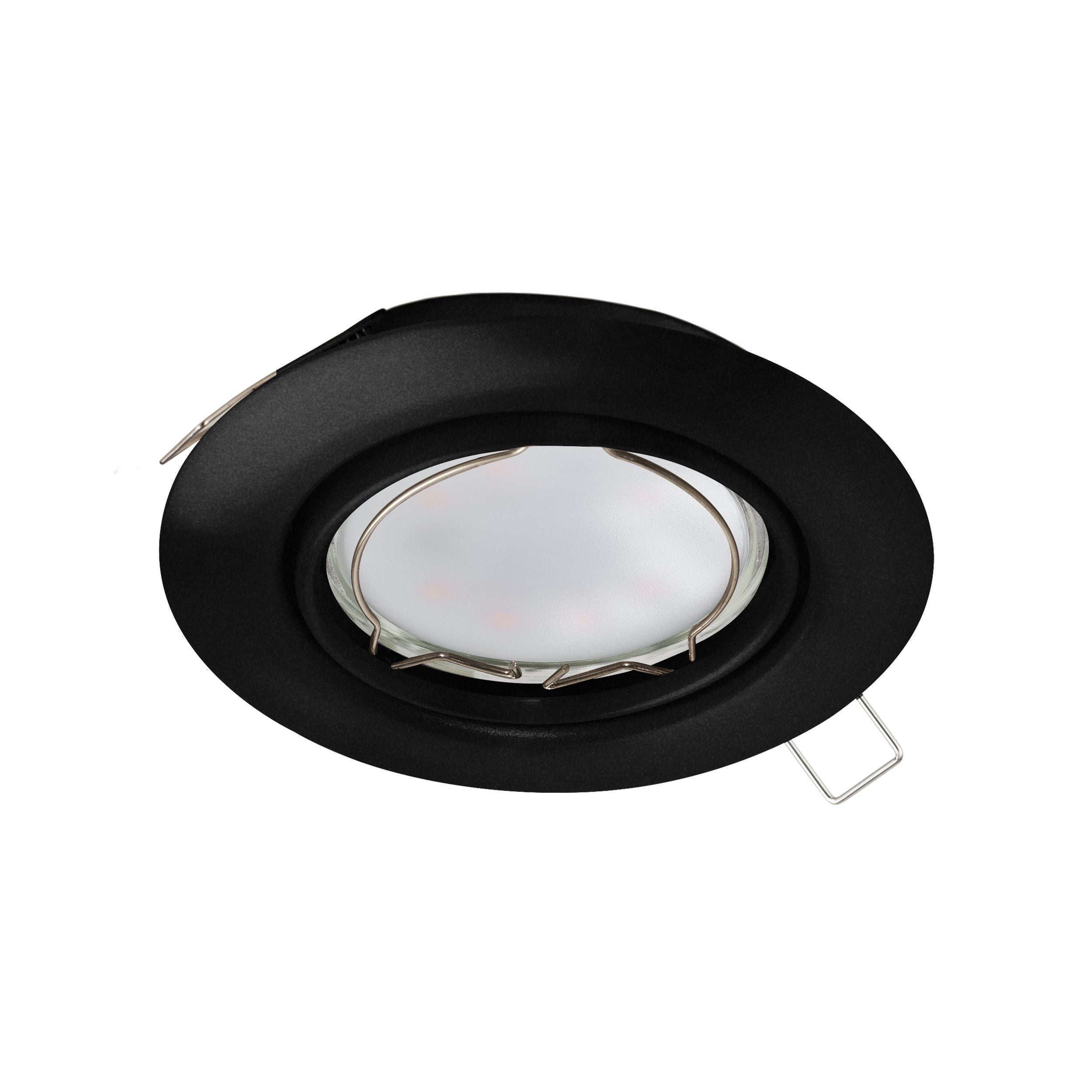 Eglo Peneto Black Recessed Ceiling Spot Light — alternate view