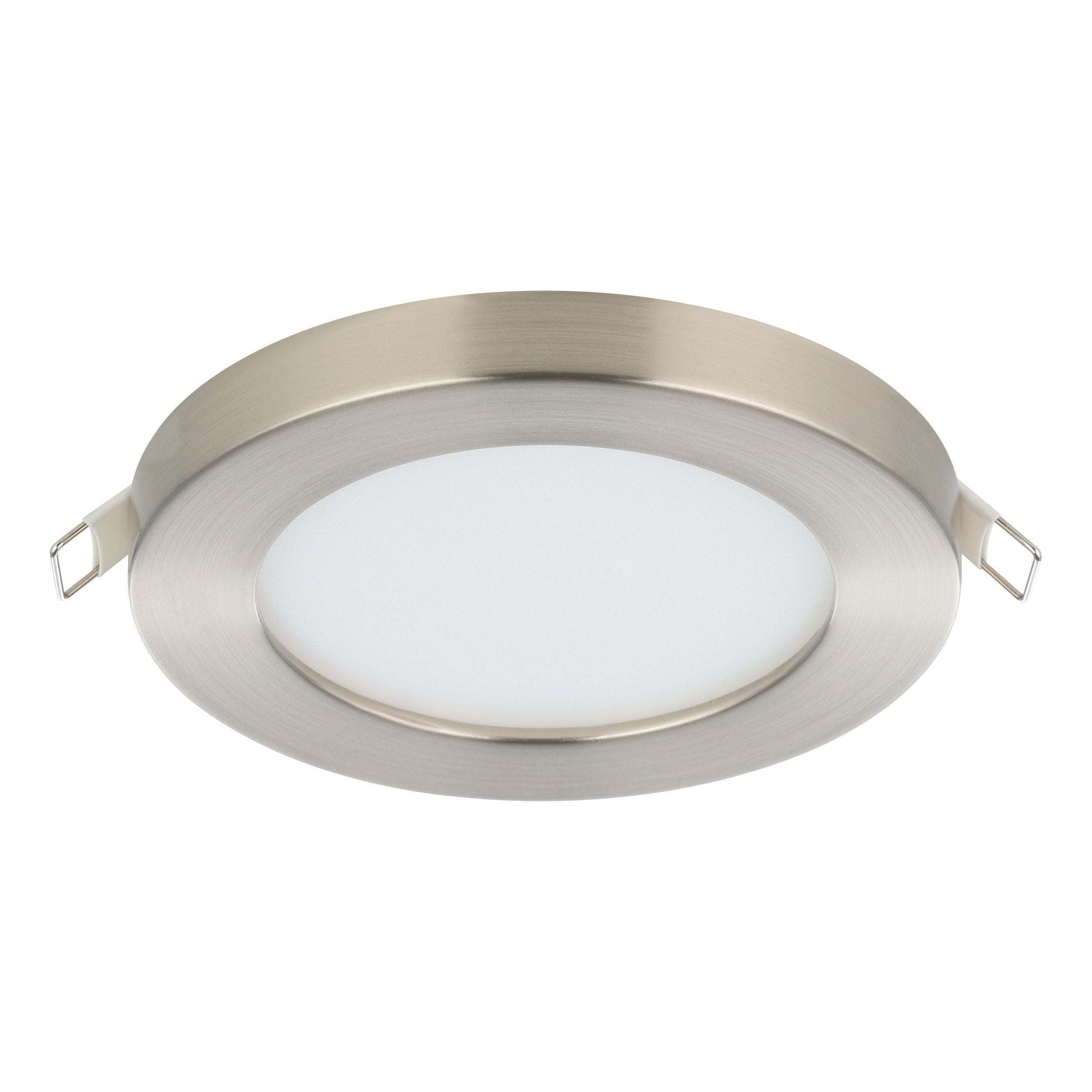 Eglo Fueva Flex Nickel LED Recessed Ceiling Light — rear view