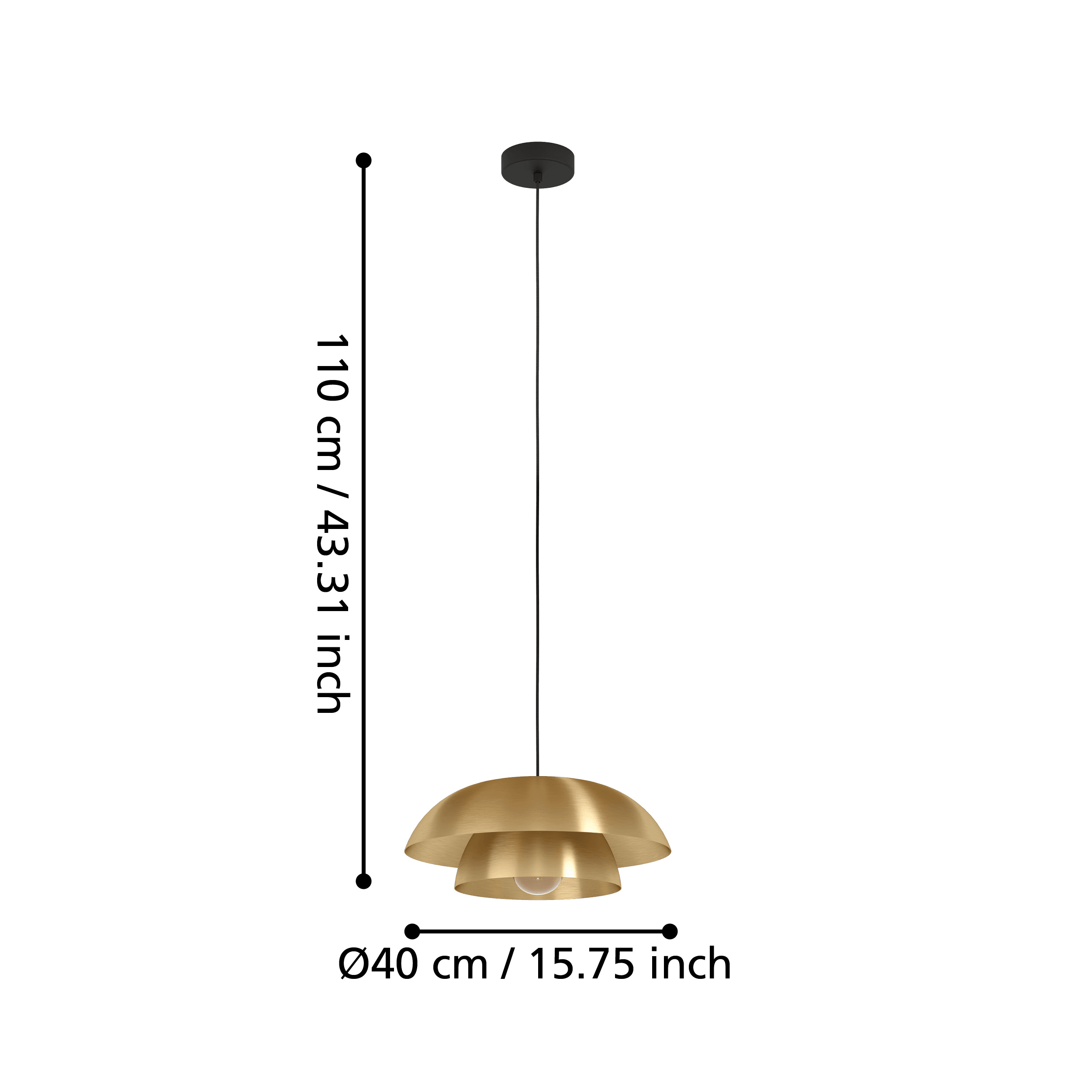 eglo cenciara brass lampshade ceiling pendant kitchen lighting