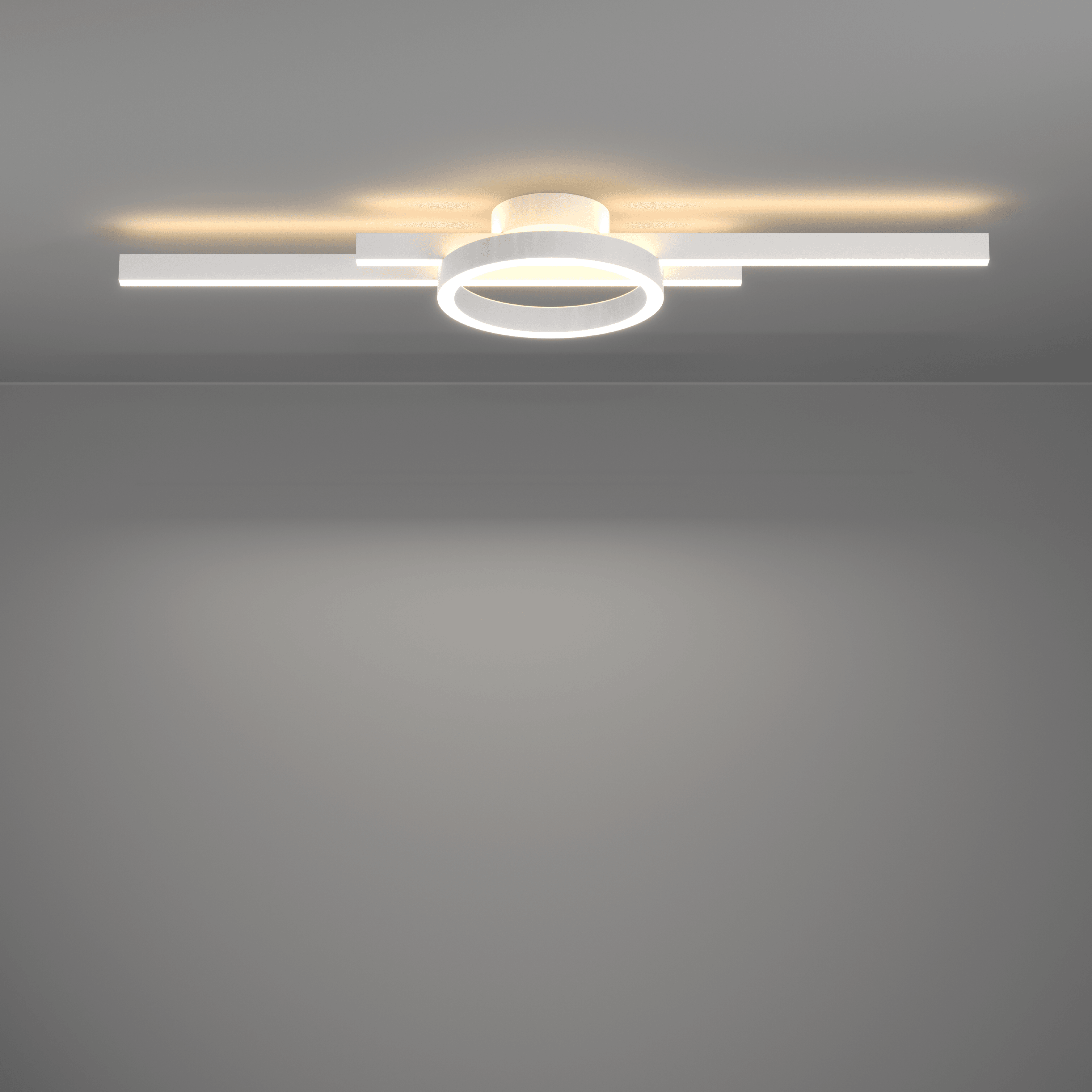 eglo amandolo white led flush ceiling light living room image