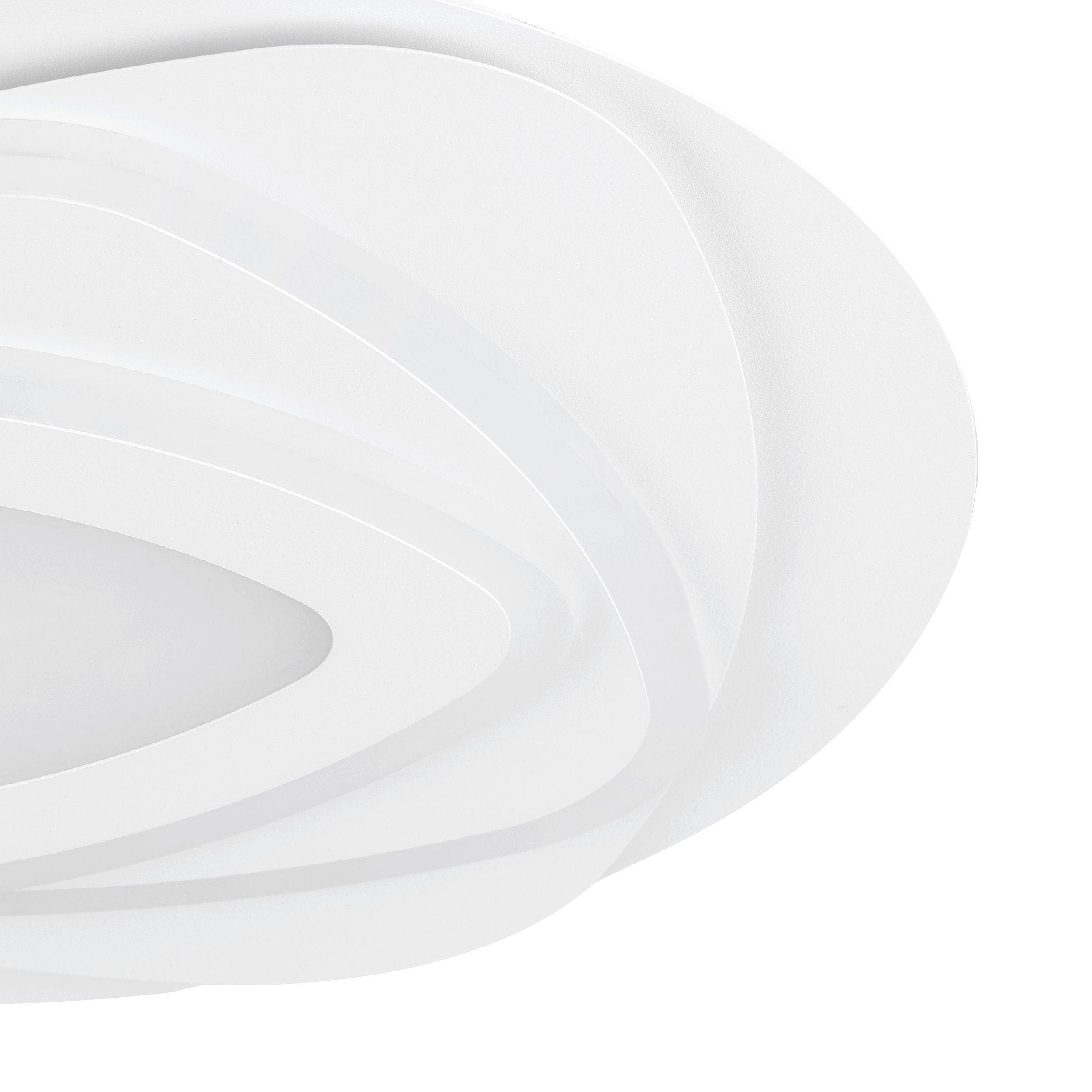 eglo palagiano led white round satin finish ceiling flush 38cm Kitchen Lighting Close Up