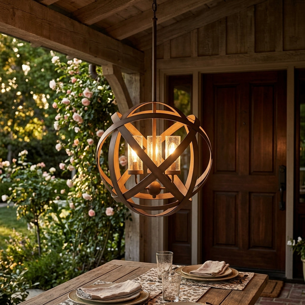 Hinkley Carson Outdoor 3 Light Pendant