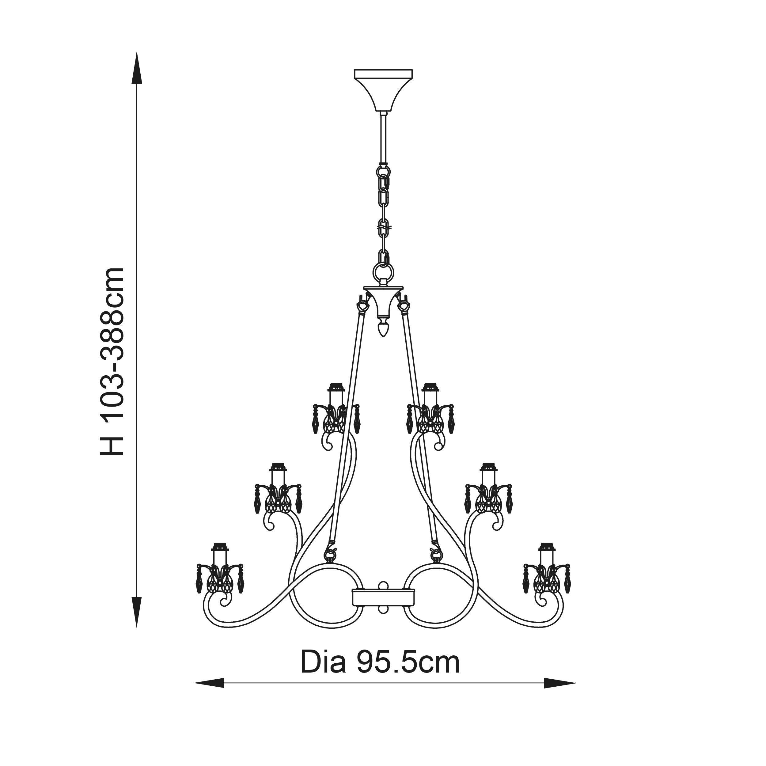 Oksana Polished Nickel Finish 21 Light Chandelier-Interiors 1900-4-Tiffany Lighting Direct