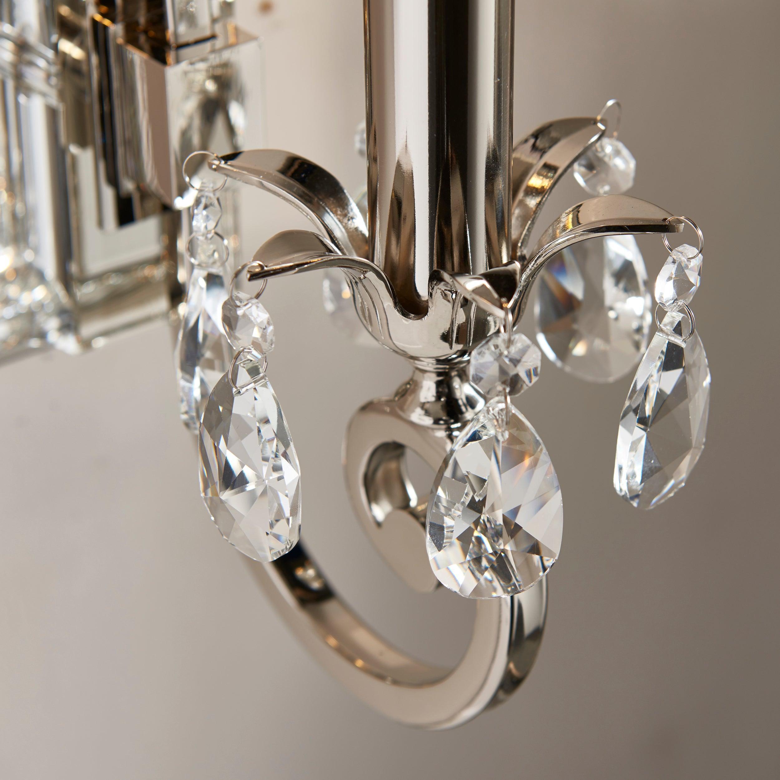 oksana nickel single wall light kitchen lighting image