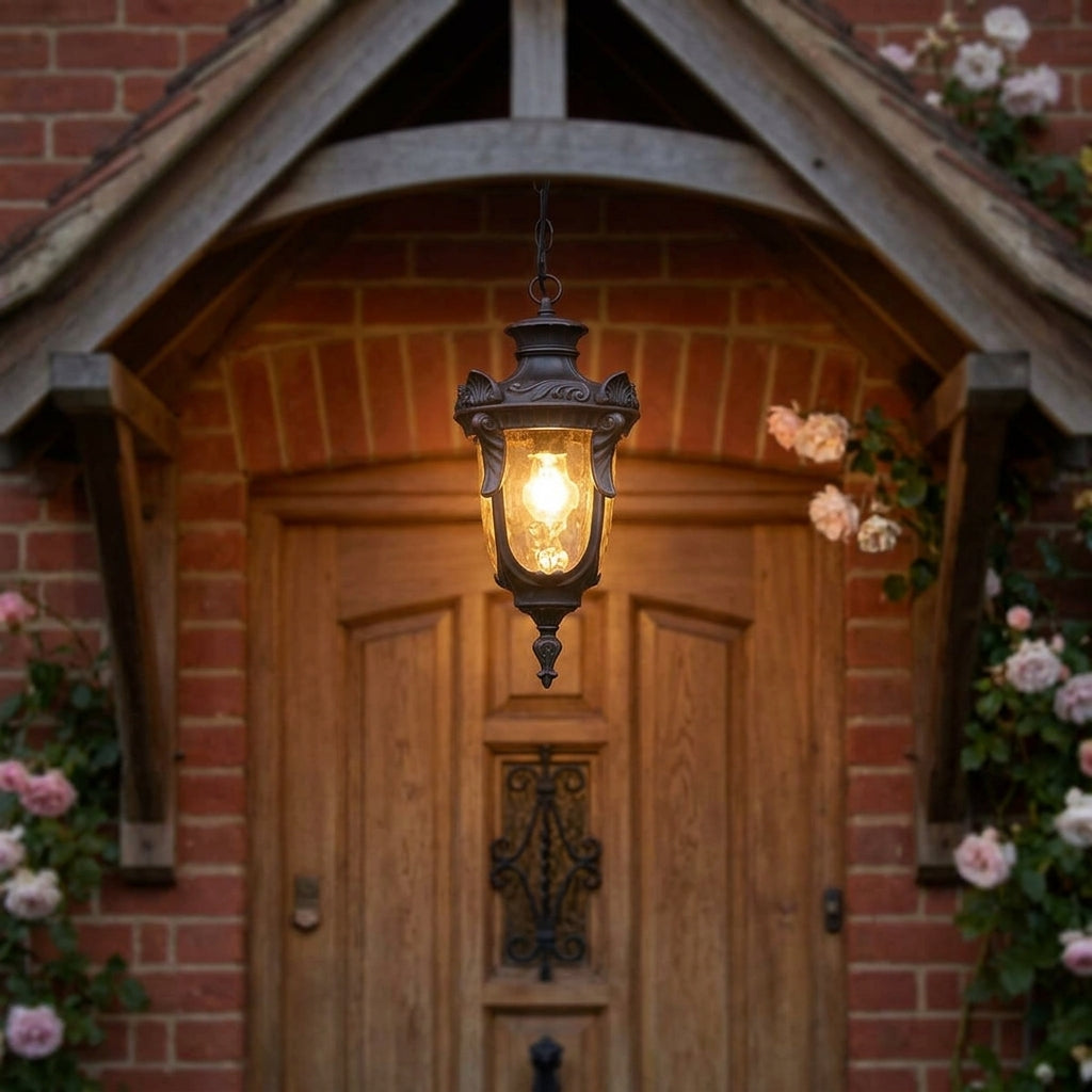 Elstead Philadelphia Bronze Medium Outdoor Pendant Light