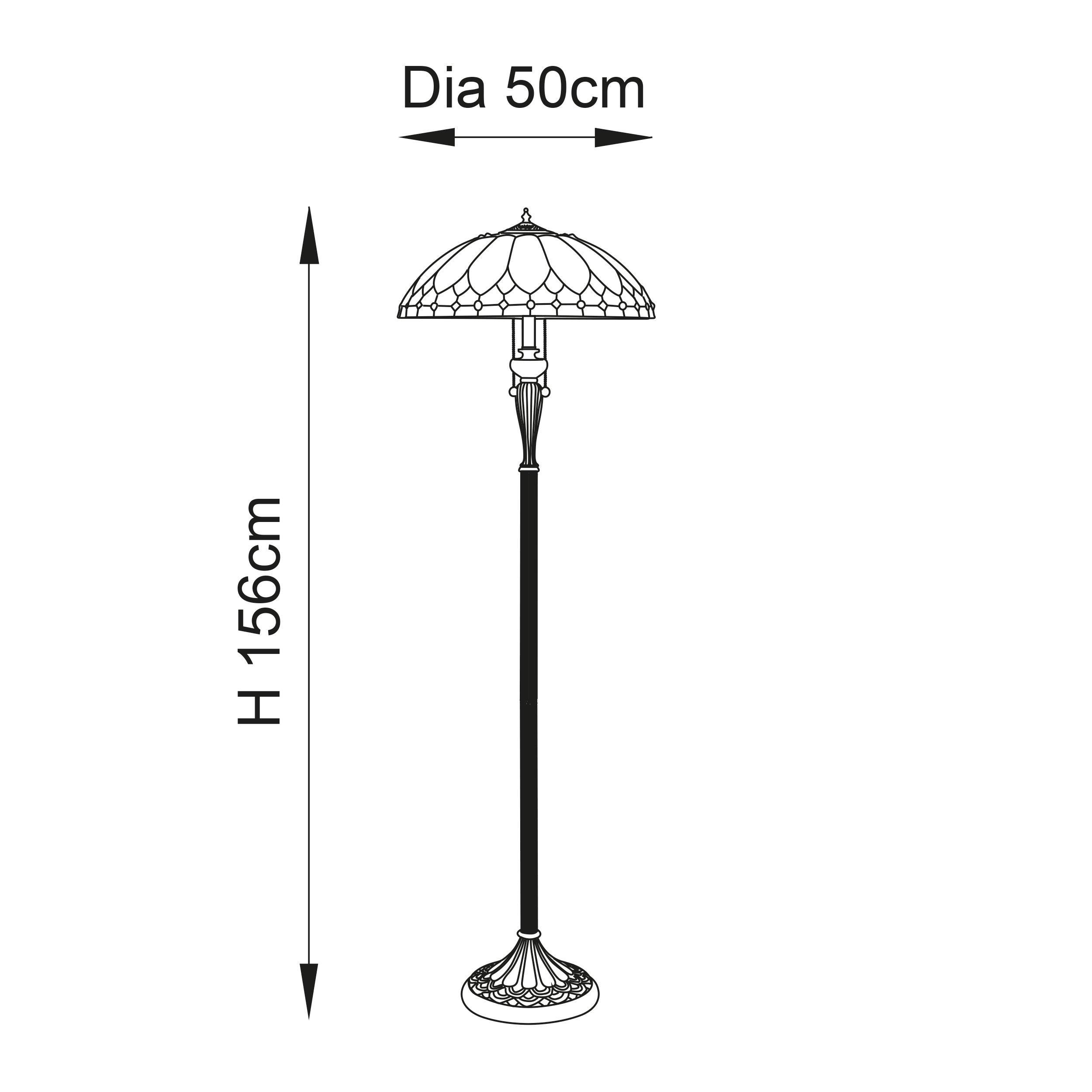brooklyn tiffany floor lamp kitchen lighting image