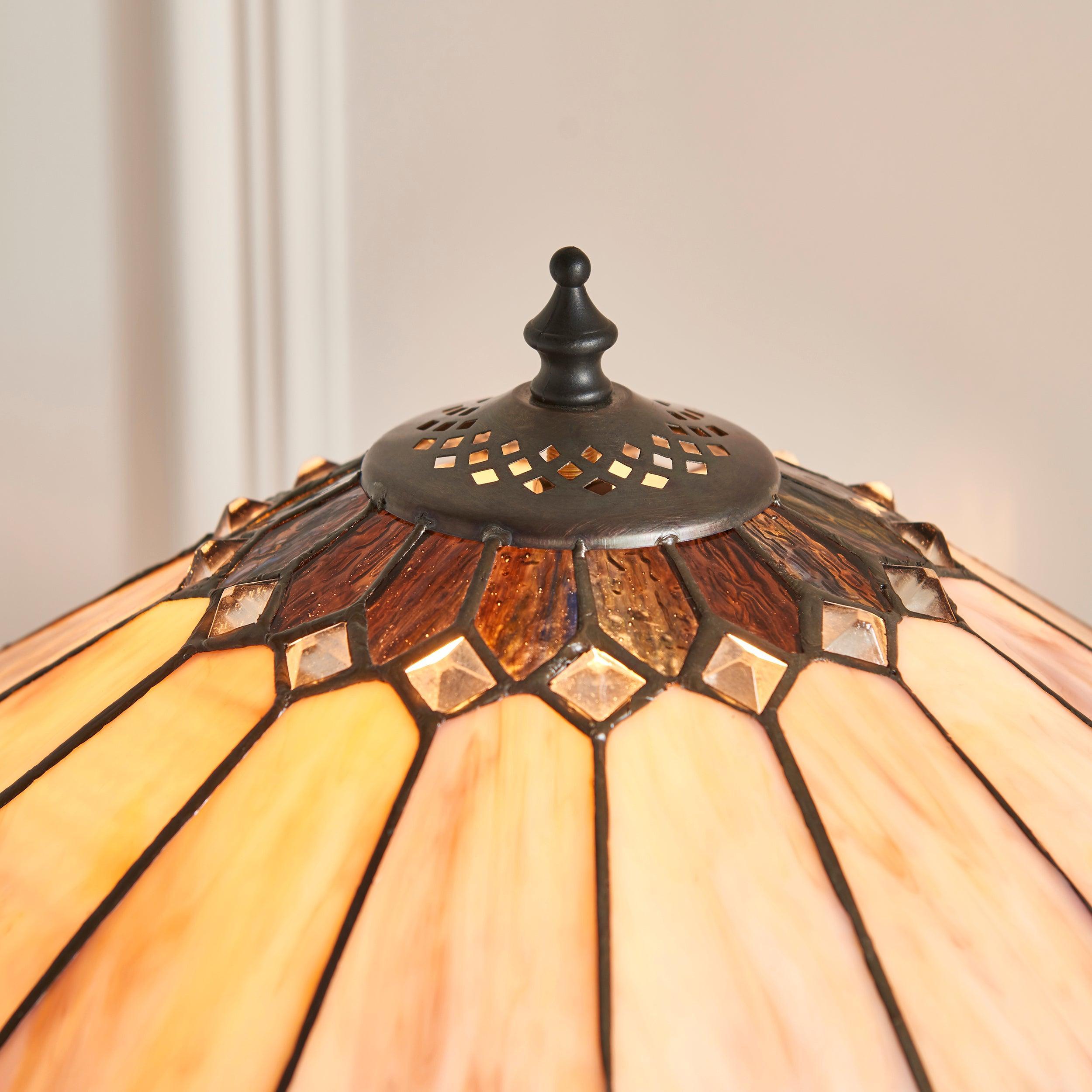 brooklyn tiffany lamp Hallway Lighting Close Up