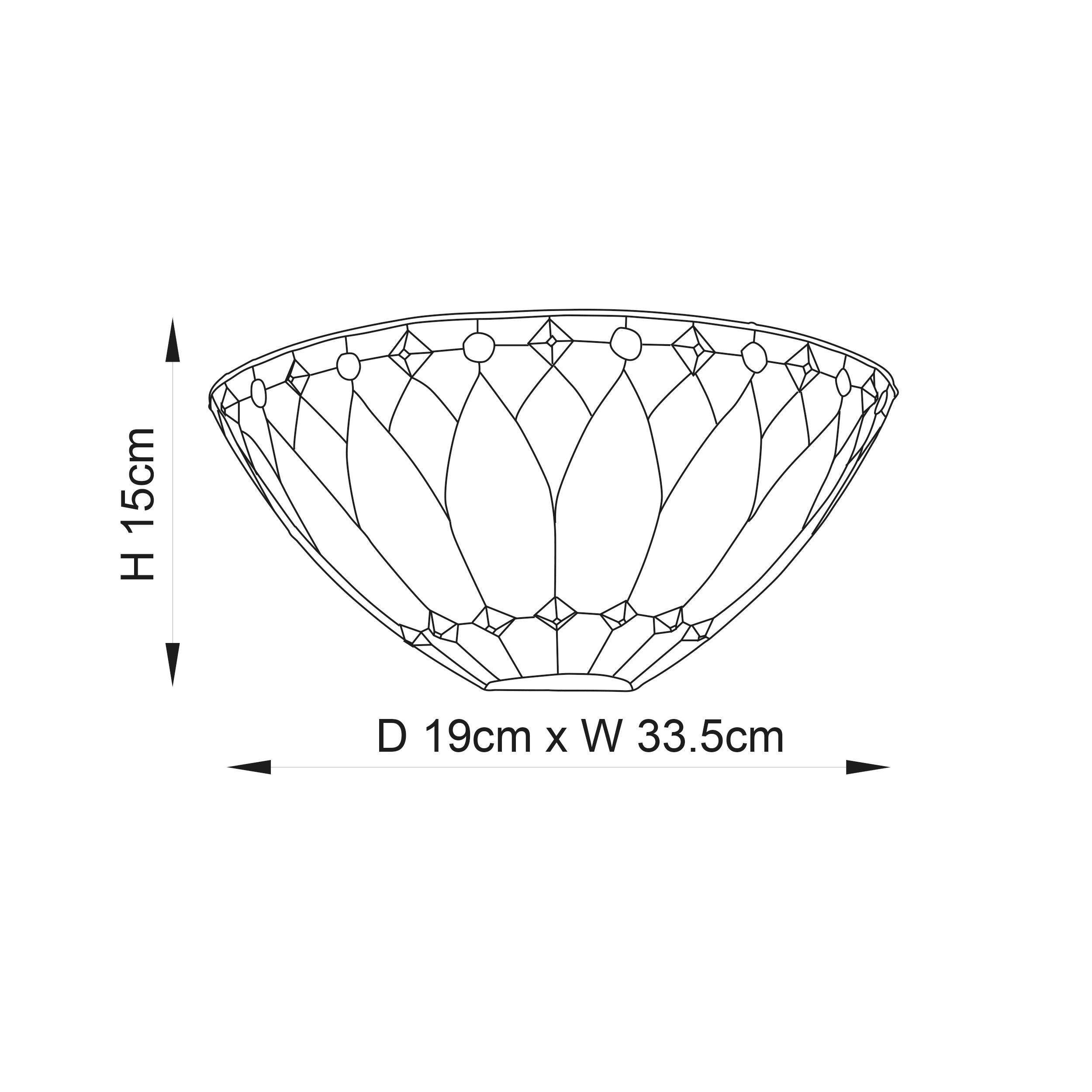 brooklyn tiffany wall light Living room lighting image