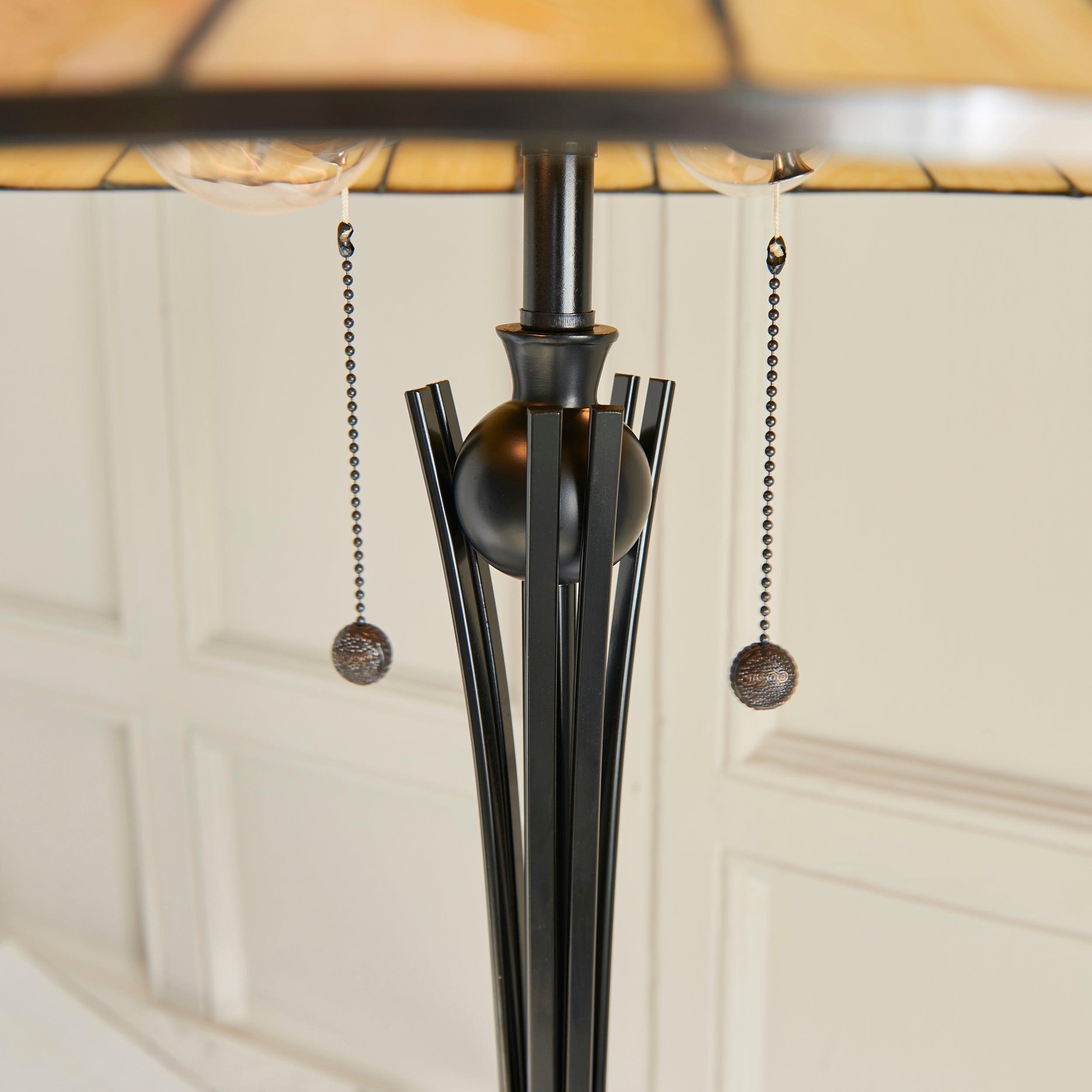 dark star tiffany floor lamp close fitting image