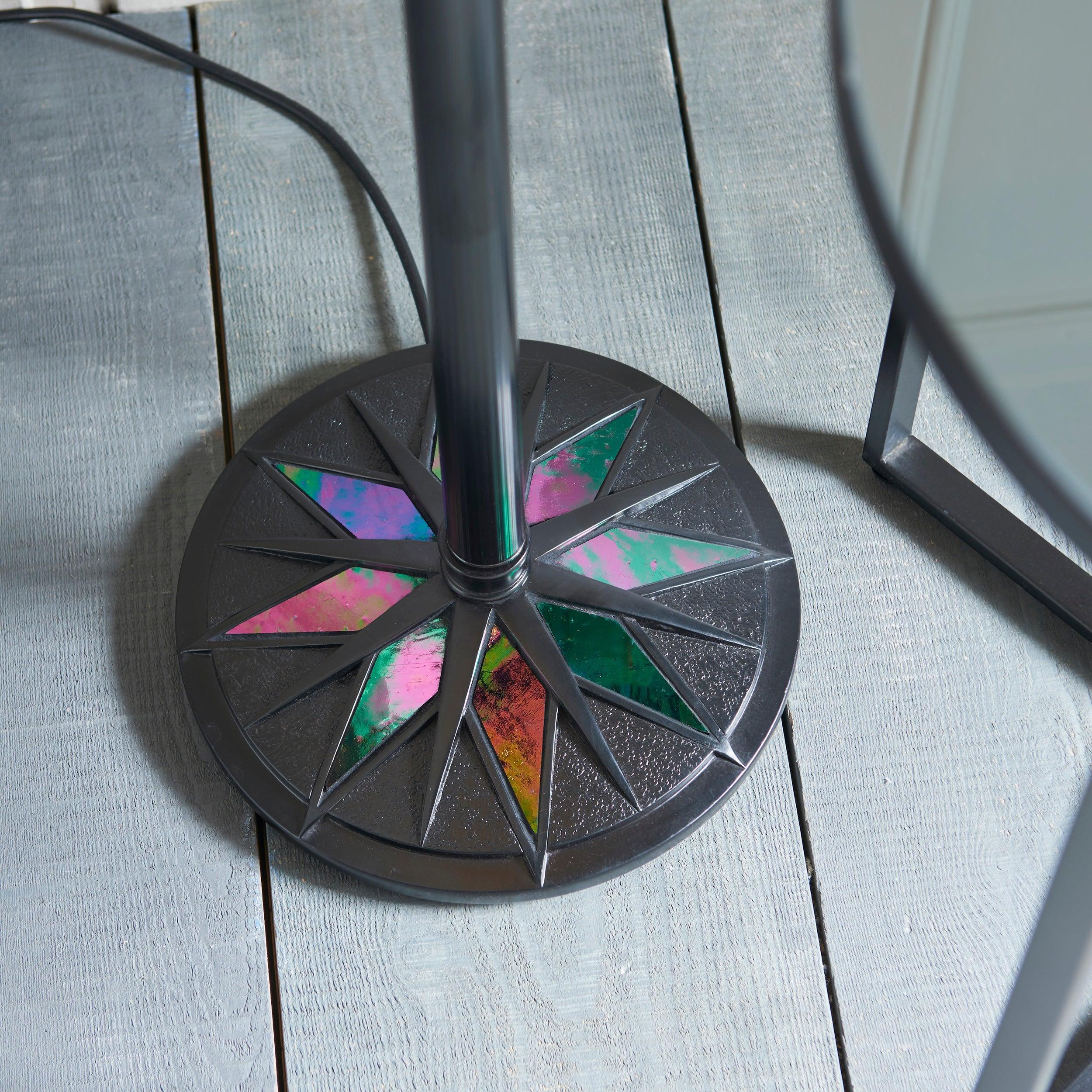 dark star tiffany floor lamp Hallway Lighting Close Up