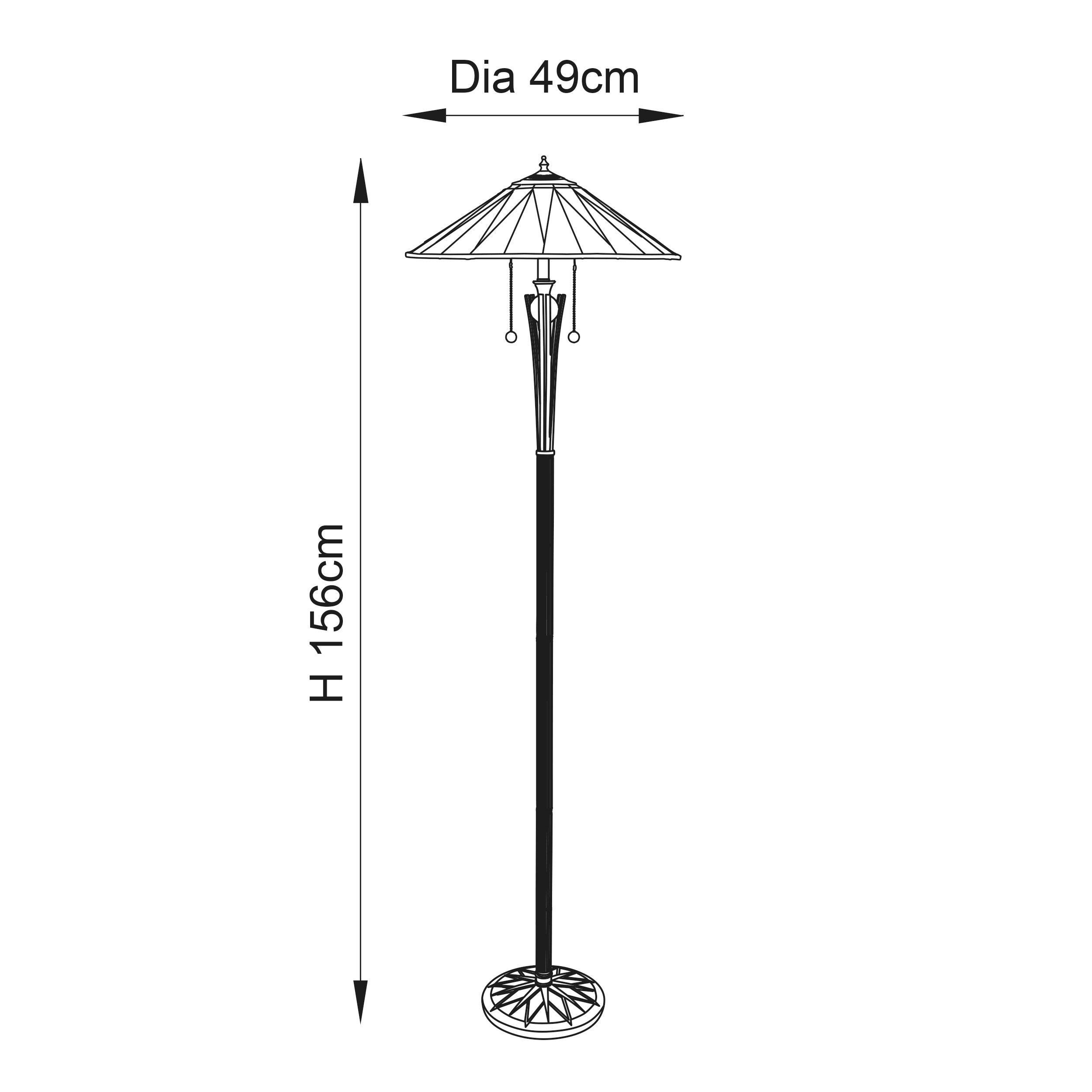 dark star tiffany floor lamp Living room lighting image