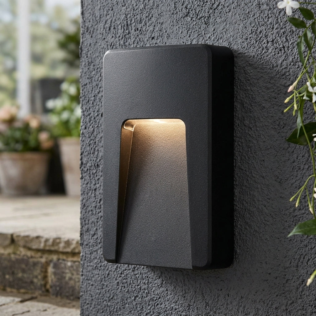 Severus Black Vertical Outdoor Brick Light IP65 2. — alternate view