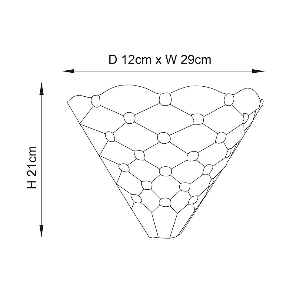 Interiors 1900 Pearl Tiffany Wall Light-cracked-110326