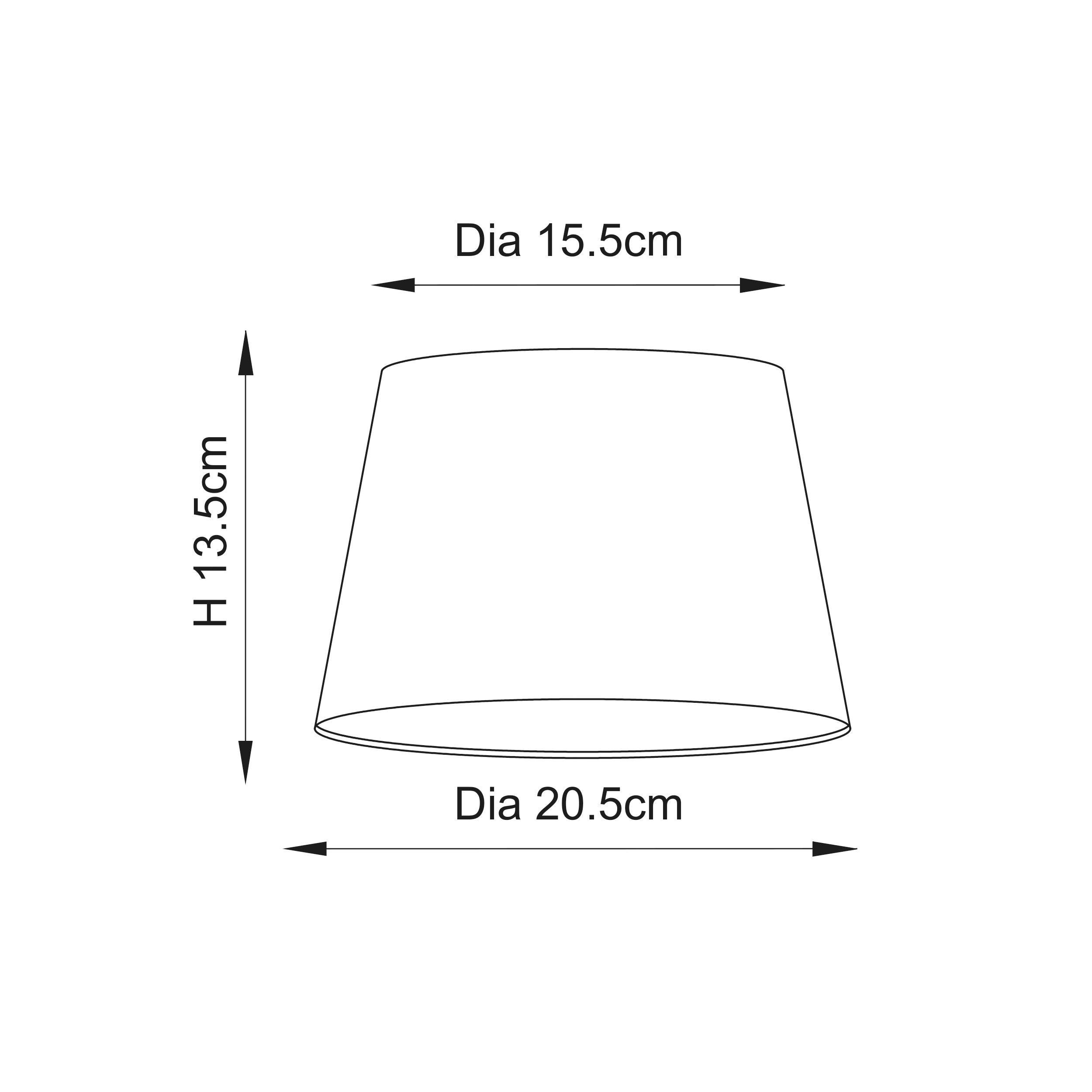 cici 1 grey lamp shade by Endon Lighting Bedroom Close Up Image