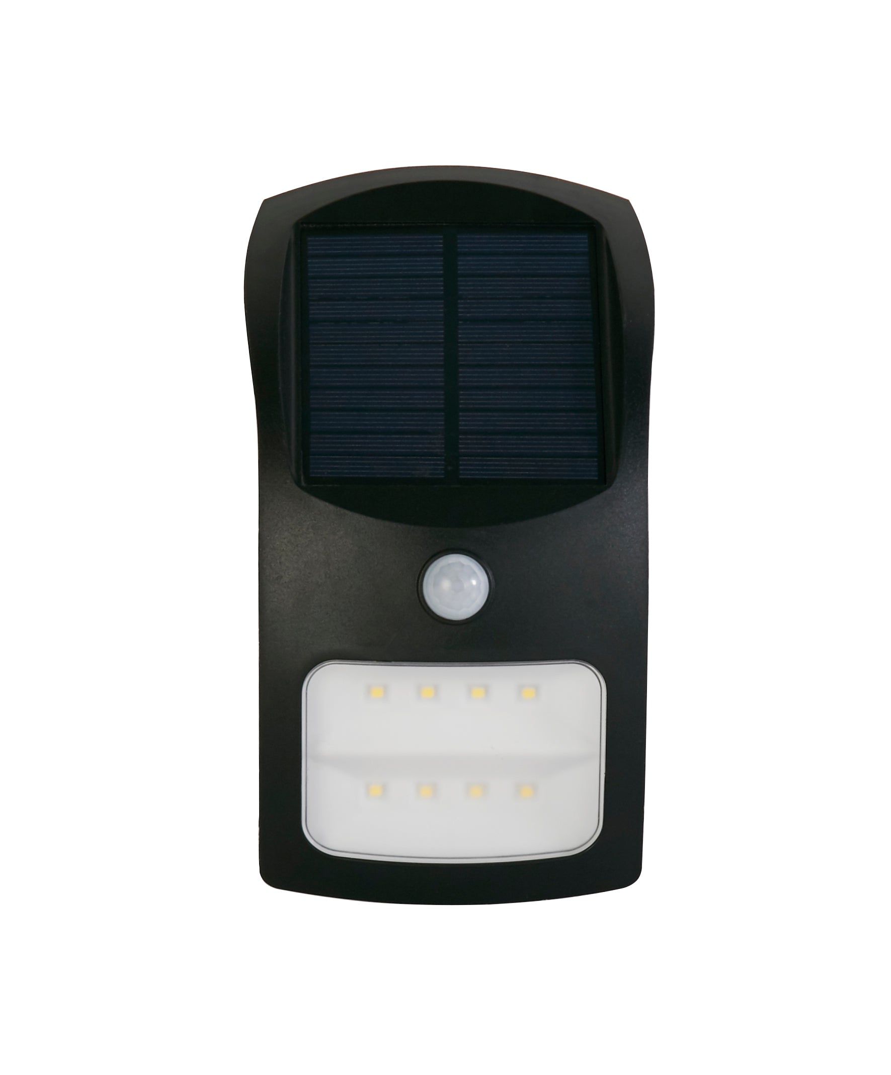 Searchlight Solar Black LED PIR Outdoor Wall Light