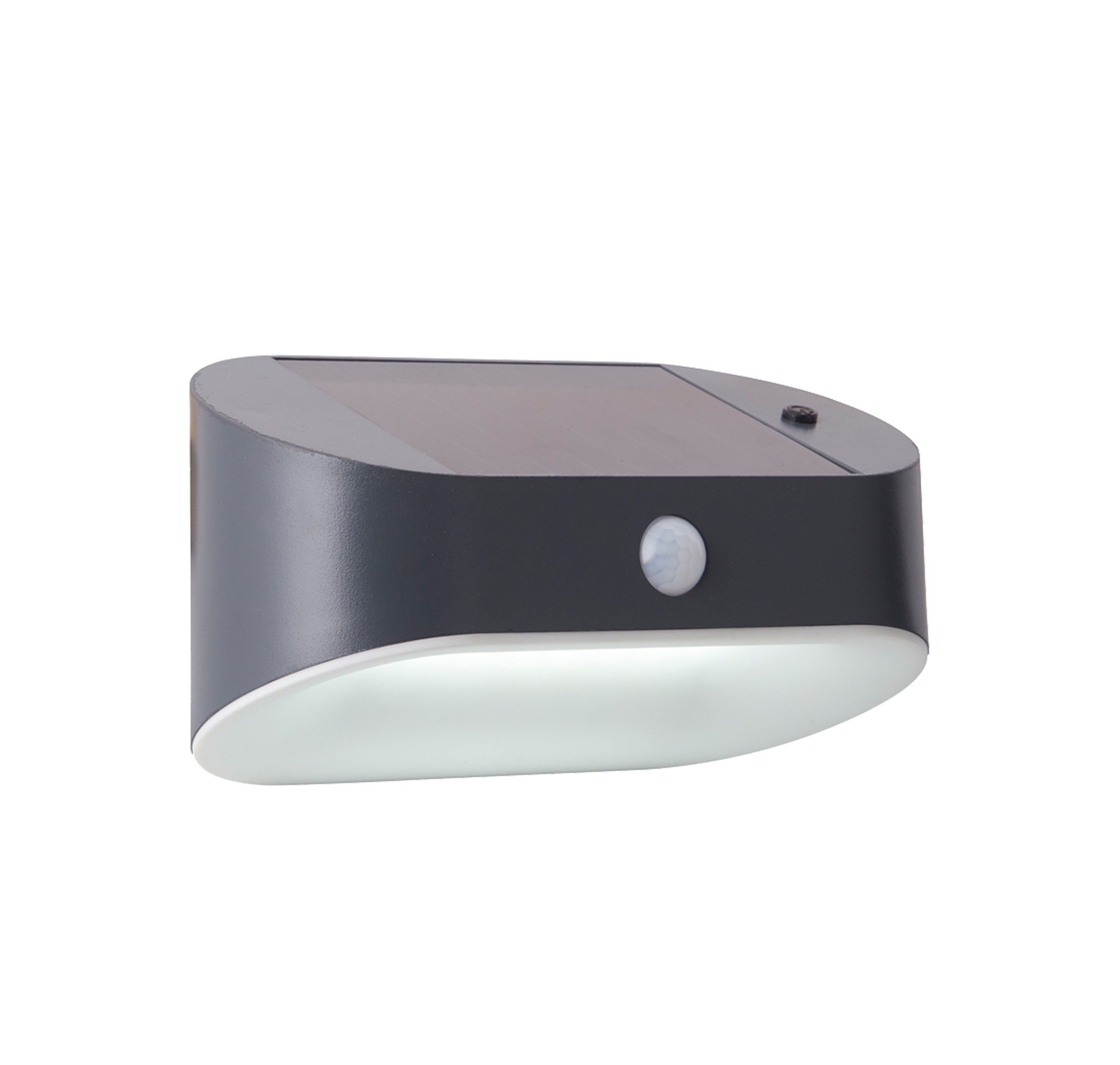 Searchlight Solar Grey LED PIR Outdoor Wall Light