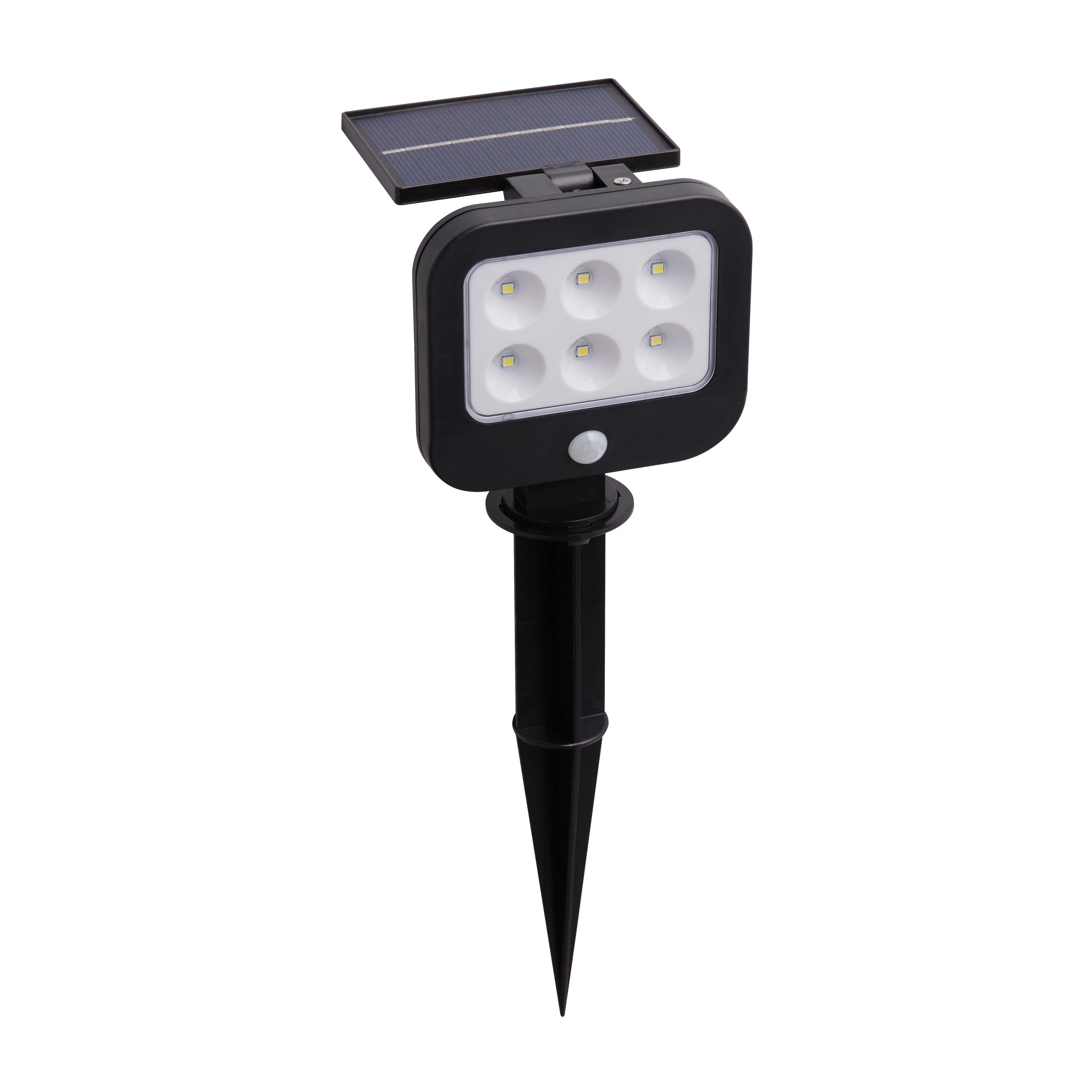 Searchlight Solar Black PIR Outdoor Spike