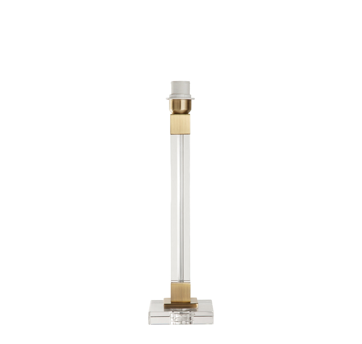 Base Only - Scarborough Table Lamp - Brass Metal & Crystal-warehouse-180926
