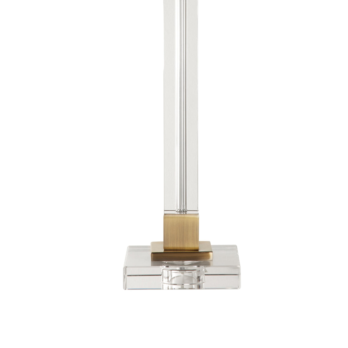 Base Only - Scarborough Table Lamp - Brass Metal & Crystal-warehouse-180926