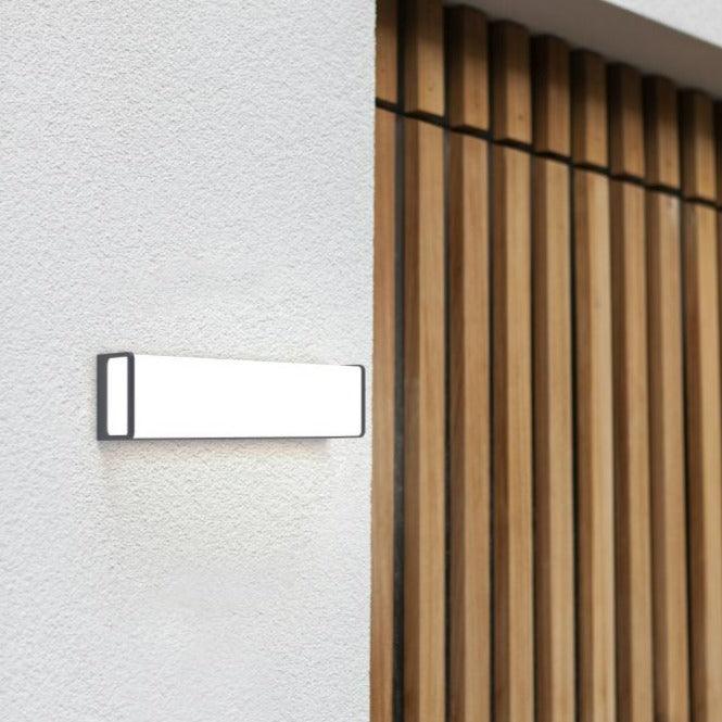 Lutec Doblo Outdoor LED Wall Light - Dark Grey 5107401125