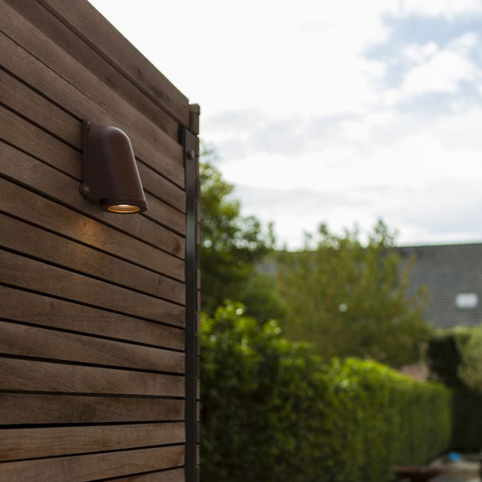 Lutec Ancor Outdoor Wall Light – Matt Rust