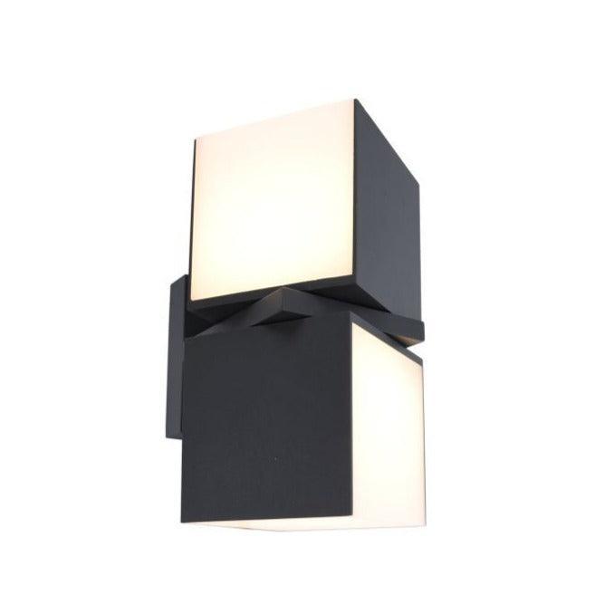 Lutec Cuba LED Adjustable Wall Light - Dark Grey-clearance
