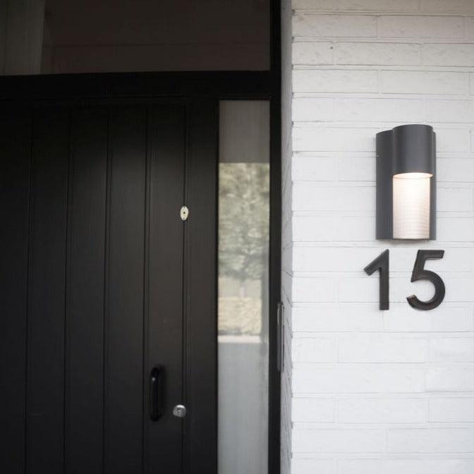 Lutec Urban Outdoor Wall Light - Grey 5196501118