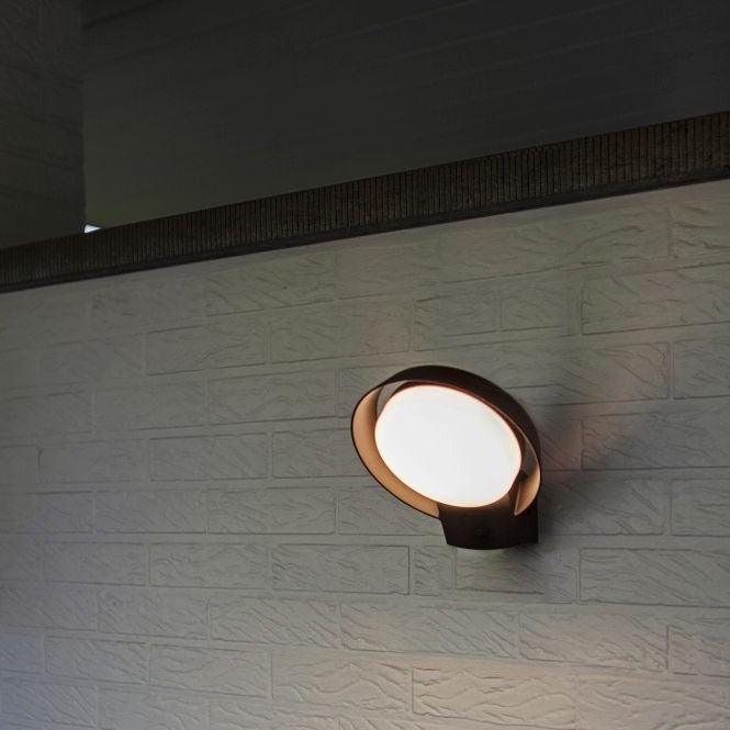 Lutec Polo Grey Outdoor LED Wall Light-WAREHOUSE-40-200326