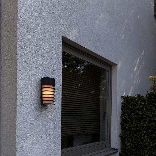Lutec Fulton Outdoor Wall Light - Black 5207601012