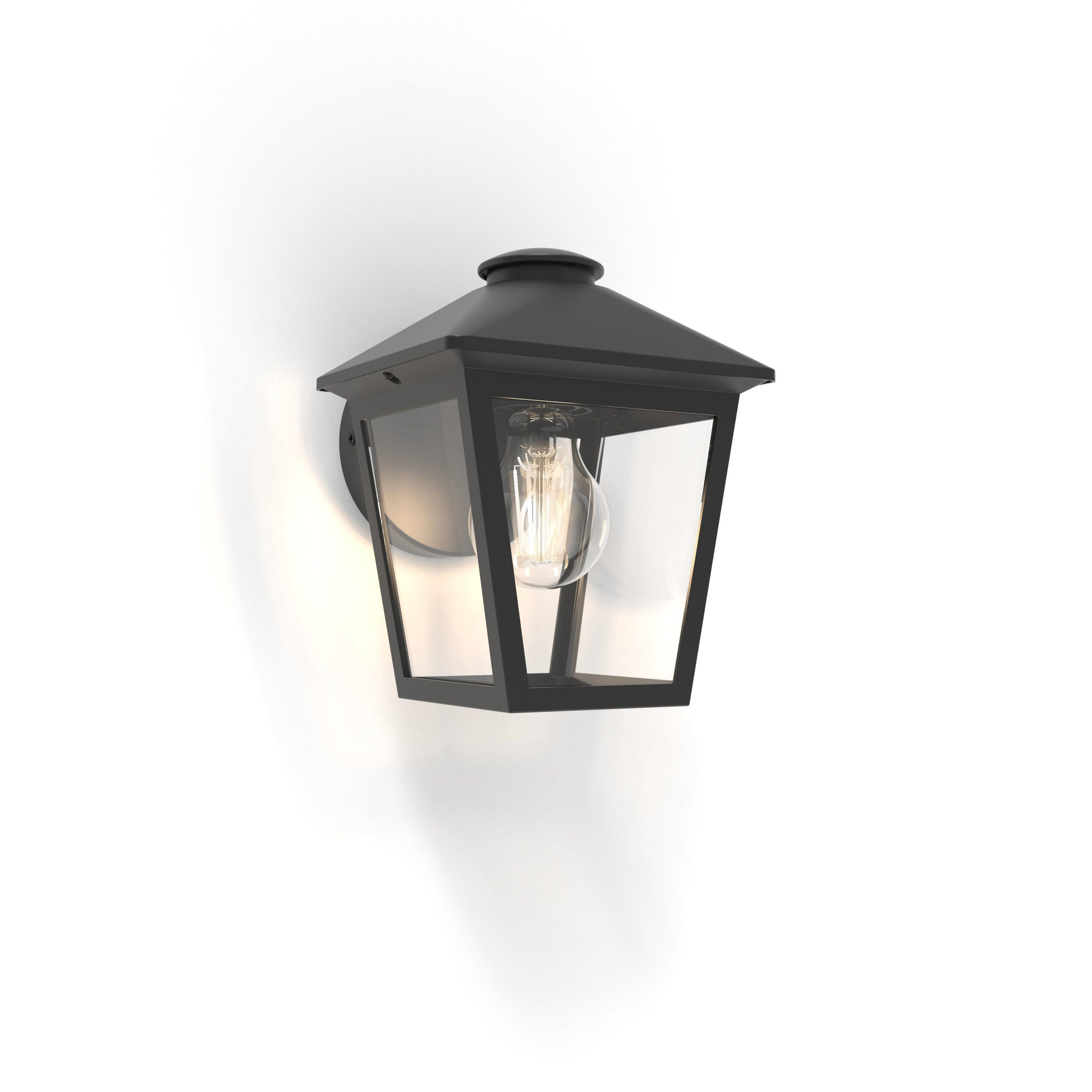 Lutec Zago Outdoor Wall Light - Black-OPEN-BOX-50-040626