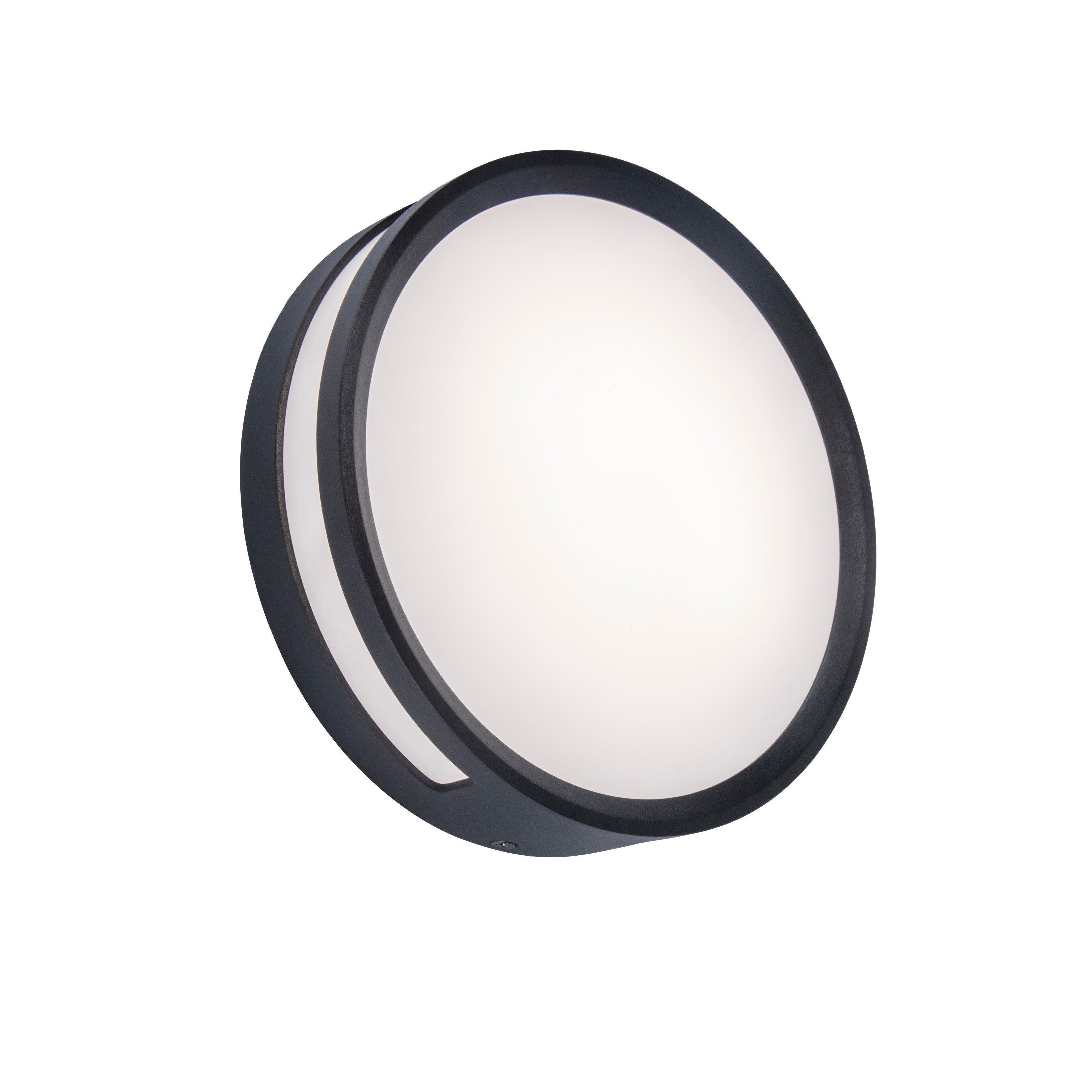 Lutec Rola Outdoor LED Flush Ceiling Light - Grey 6382201118