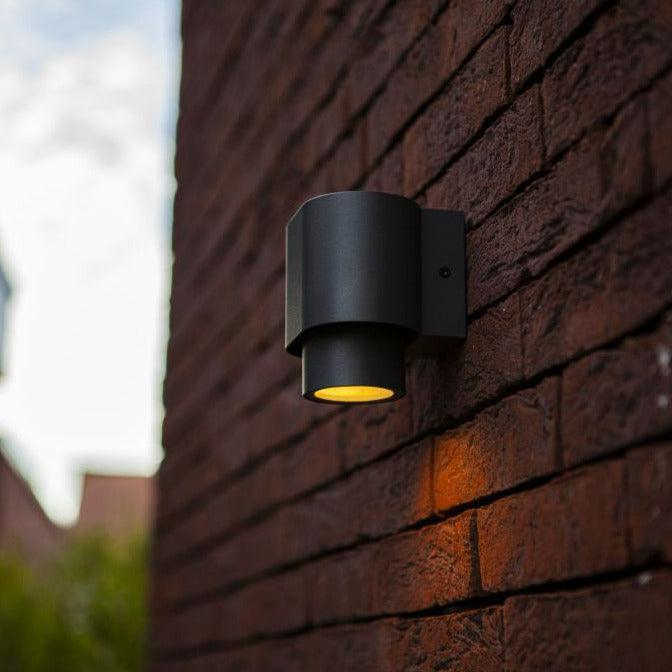 Lutec Cypres Outdoor Down Wall Light - Dark Grey 6604001118 Outside wall