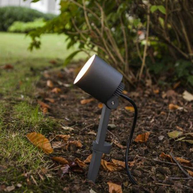 Lutec Explorer Outdoor LED Spot Light In Dark Grey 6609201118